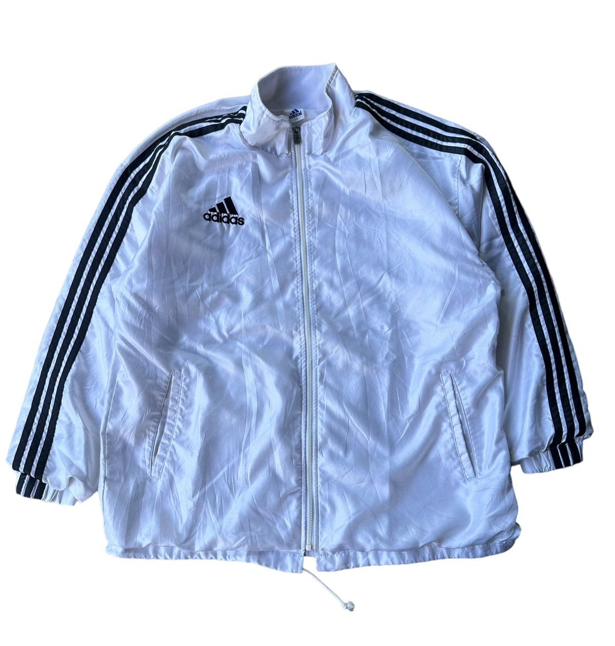 Vintage Vintage adidas windbreaker Size US L / EU 52-54 / 3 - 2 Thumbnail