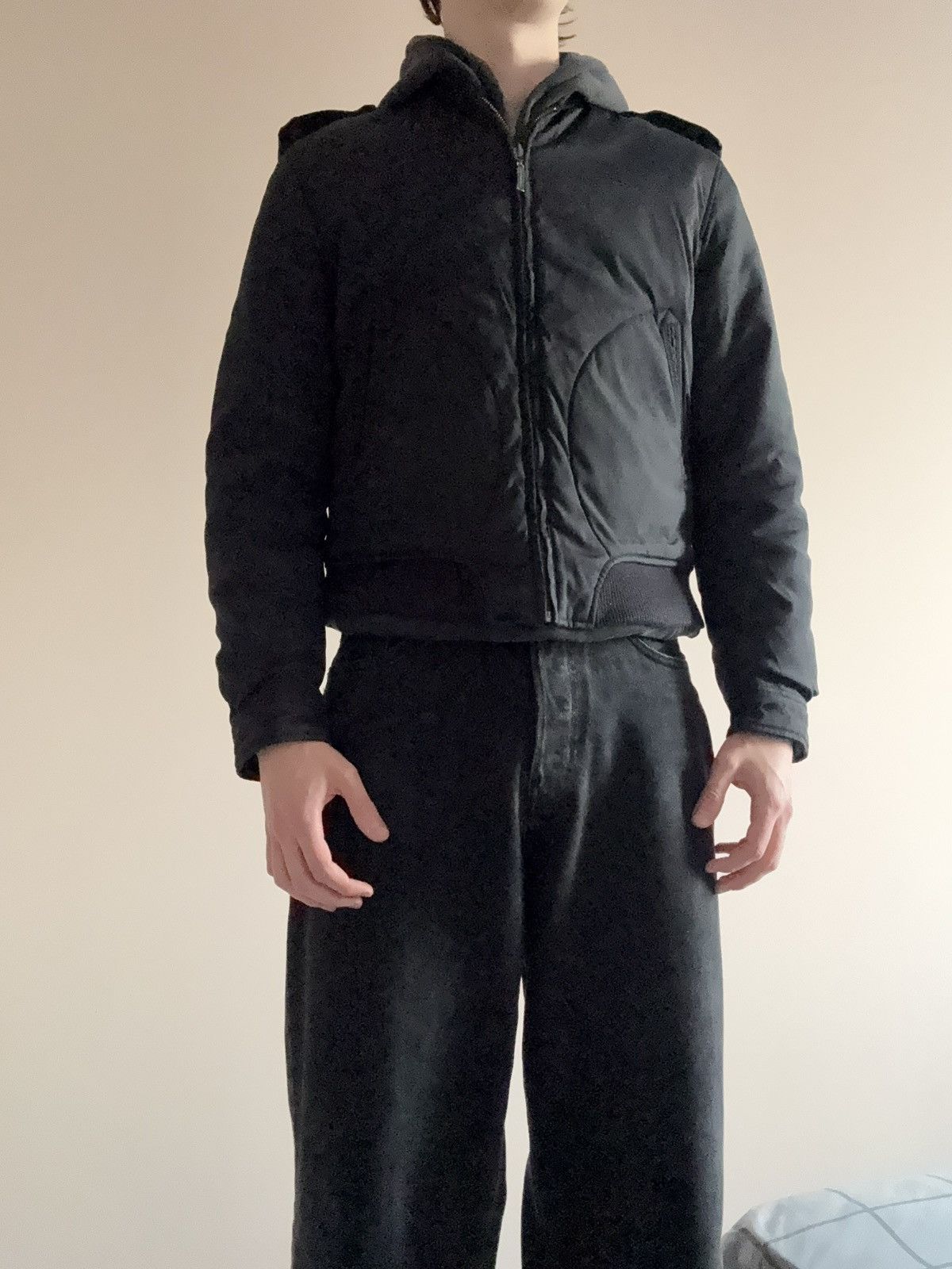 Versace Vintage Versace Collection Reversible Black Bomber Jacket Size US S / EU 44-46 / 1 - 13 Thumbnail