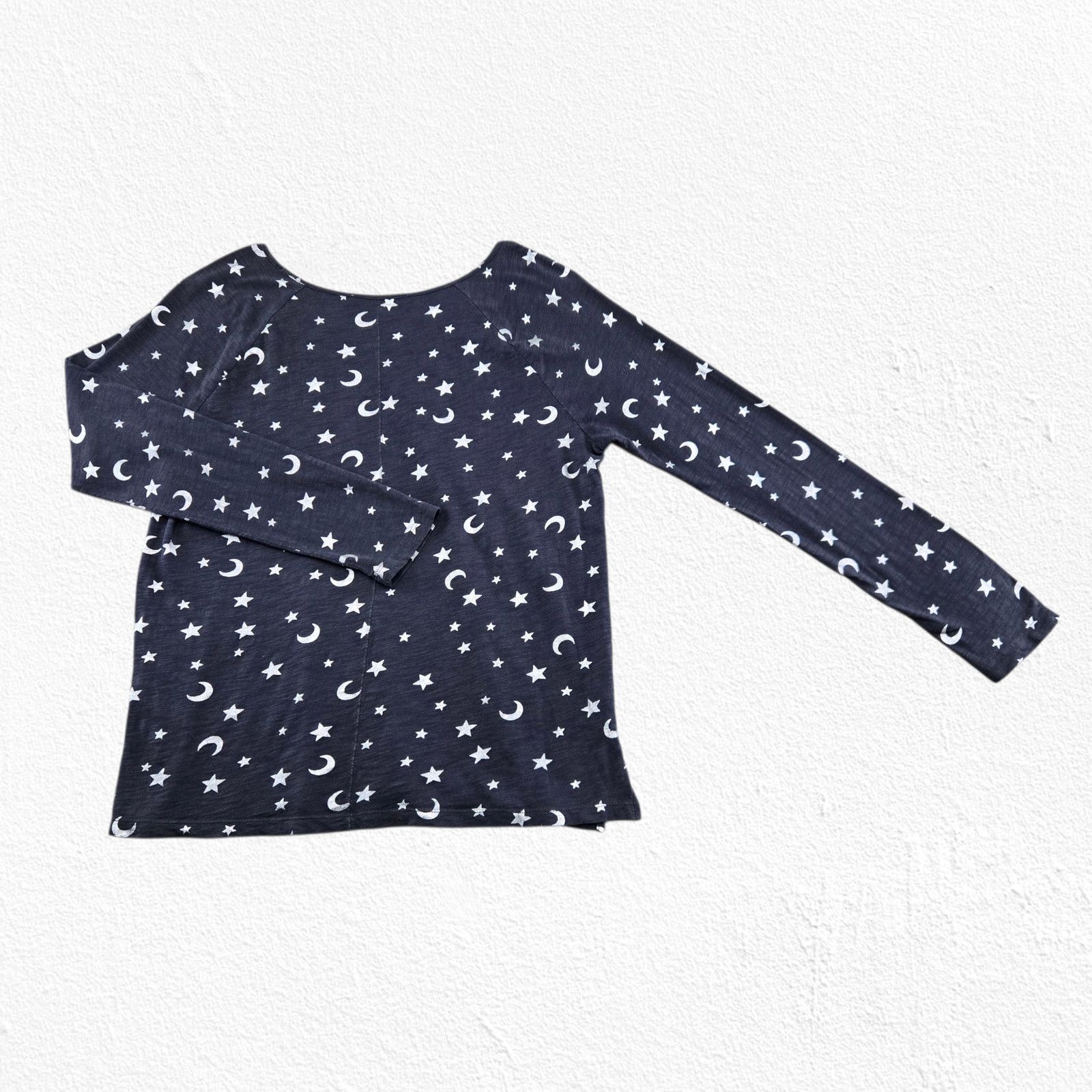 Loft Navy Moon & Stars Long Sleeve Tee Size Medium Size M / US 6-8 / IT 42-44 - 8 Thumbnail