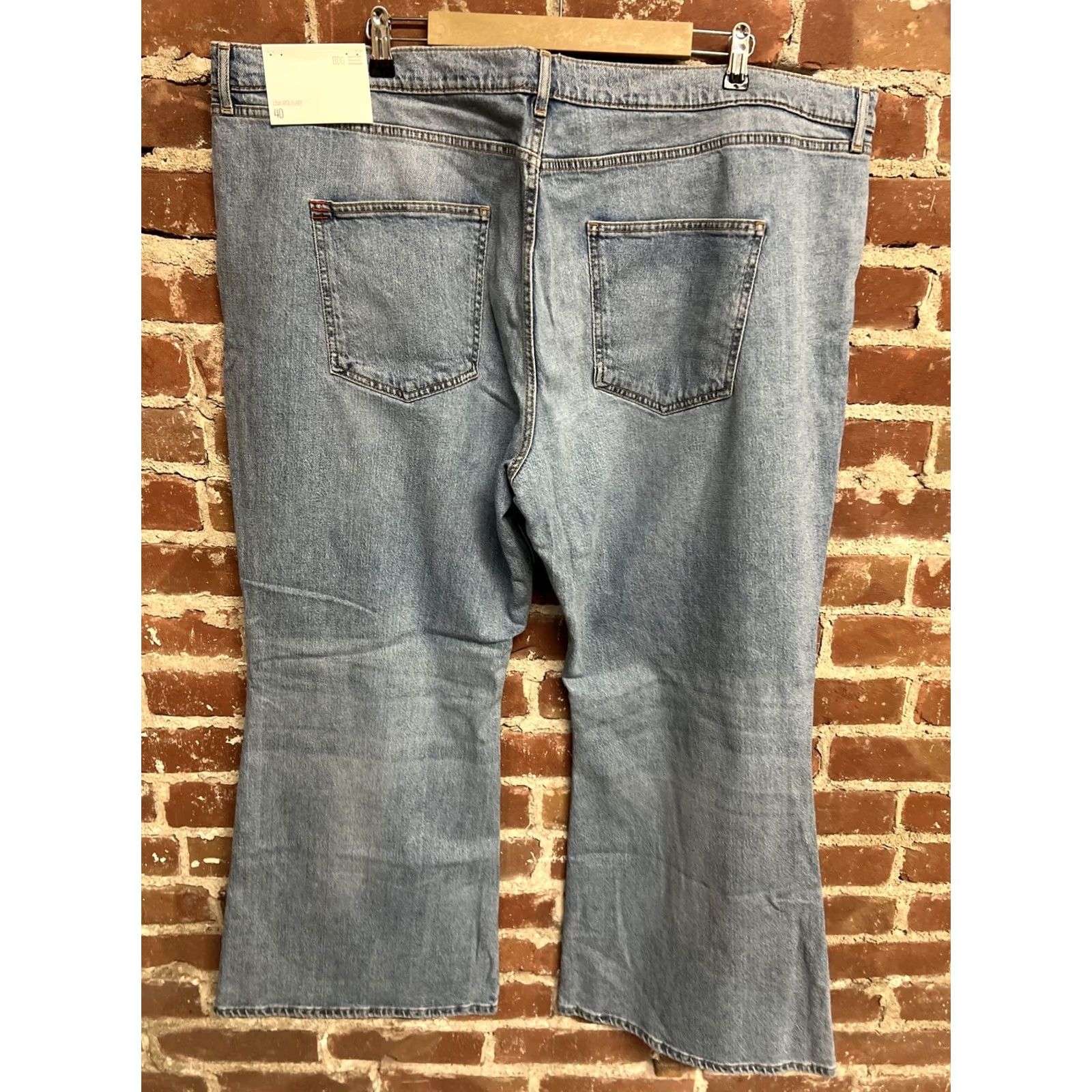 Urban Outfitters BDG Urban Outfitters Jeans Low Rise Flare 40 NWT Women Blue Cropped Jeans Mens Womens Girls Size 27" / US 4 / IT 40 - 3 Thumbnail