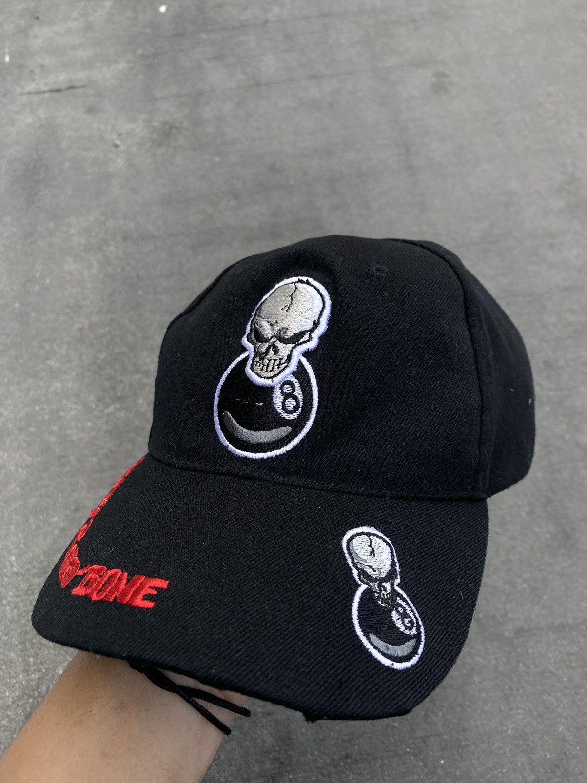 Crown Cap × Stussy Vintage Skull 8 Ball Cap Size ONE SIZE - 6 Thumbnail
