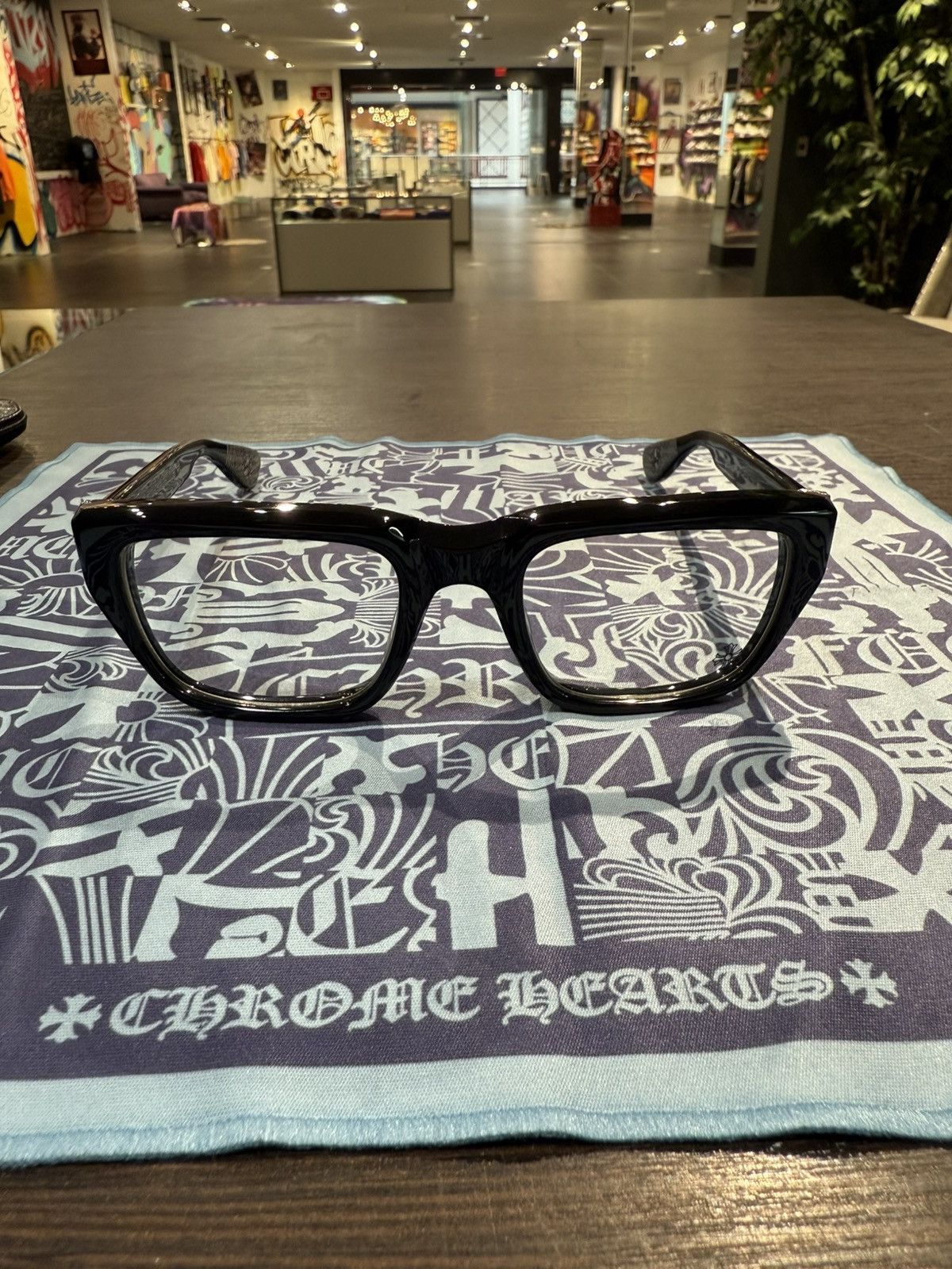 Chrome Hearts Chrome Hearts “Optitcal” Glasses Black/Silver Size ONE SIZE - 1 Thumbnail