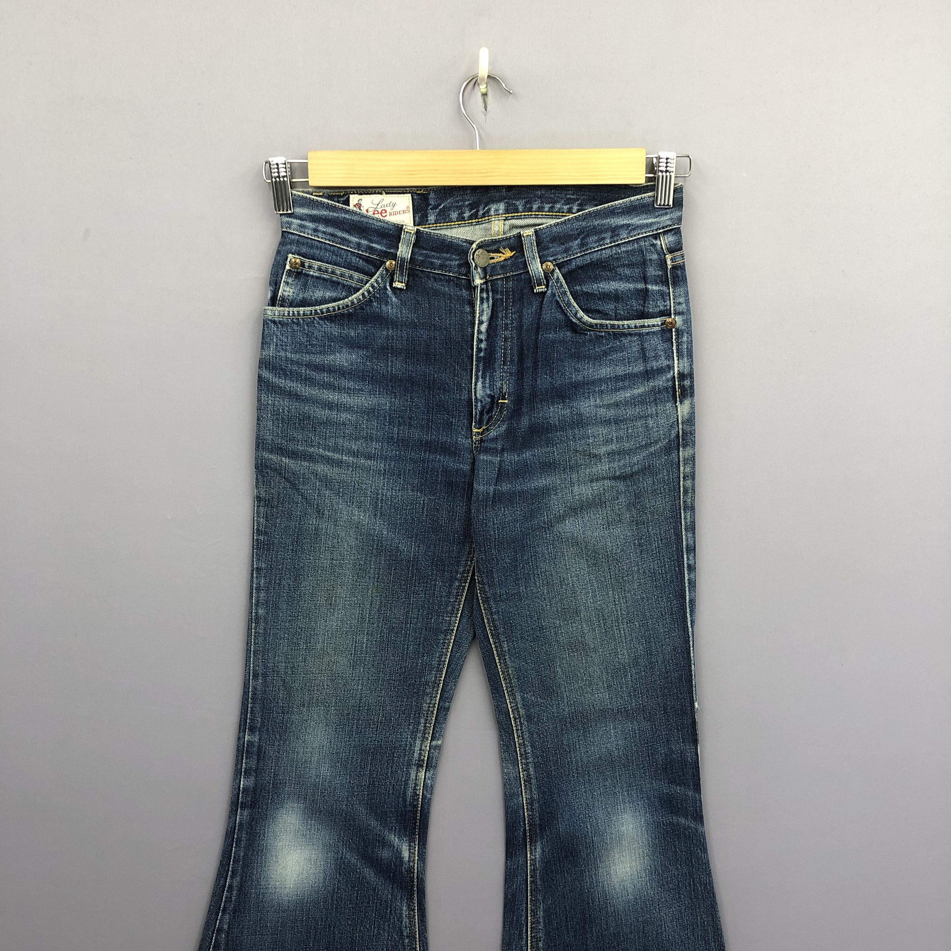 Lee Vintage Lee Riders Flare Jeans Lee Bootcut Wide Leg Denim Size 28" / US 6 / IT 42 - 3 Thumbnail