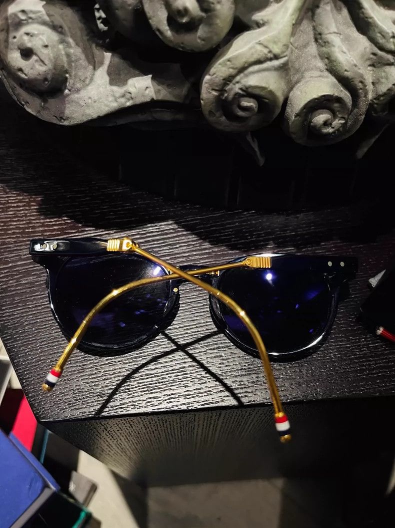 Thom Browne Thom Browne Size OSTB-806 Folding Sunglasses 2501-Nextarrow Size ONE SIZE - 8 Thumbnail