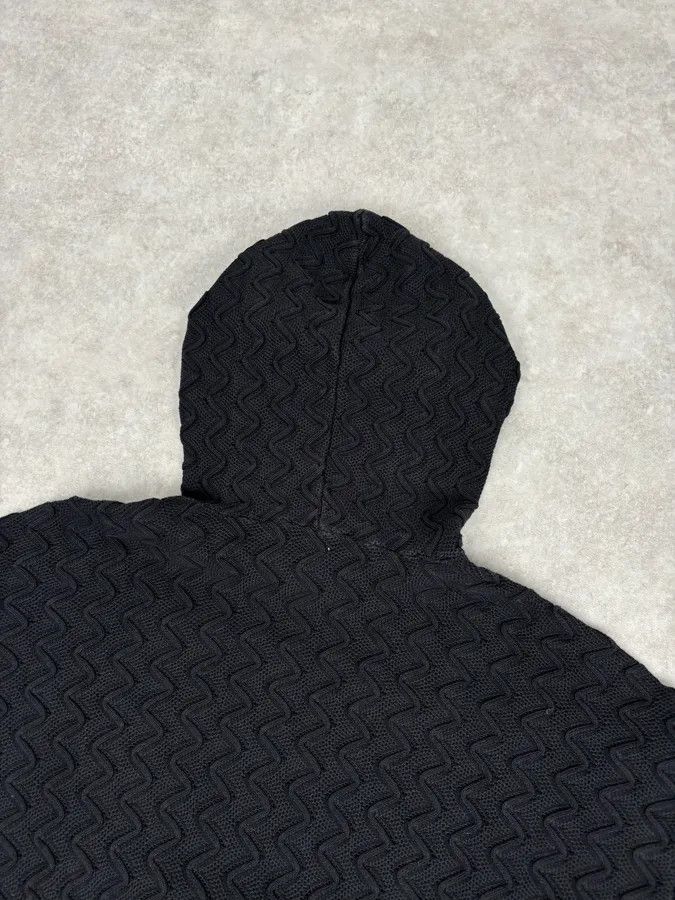 Emporio Armani AW2022 Emporio Armani Black Textured Hoodie Size US S / EU 44-46 / 1 - 6 Thumbnail