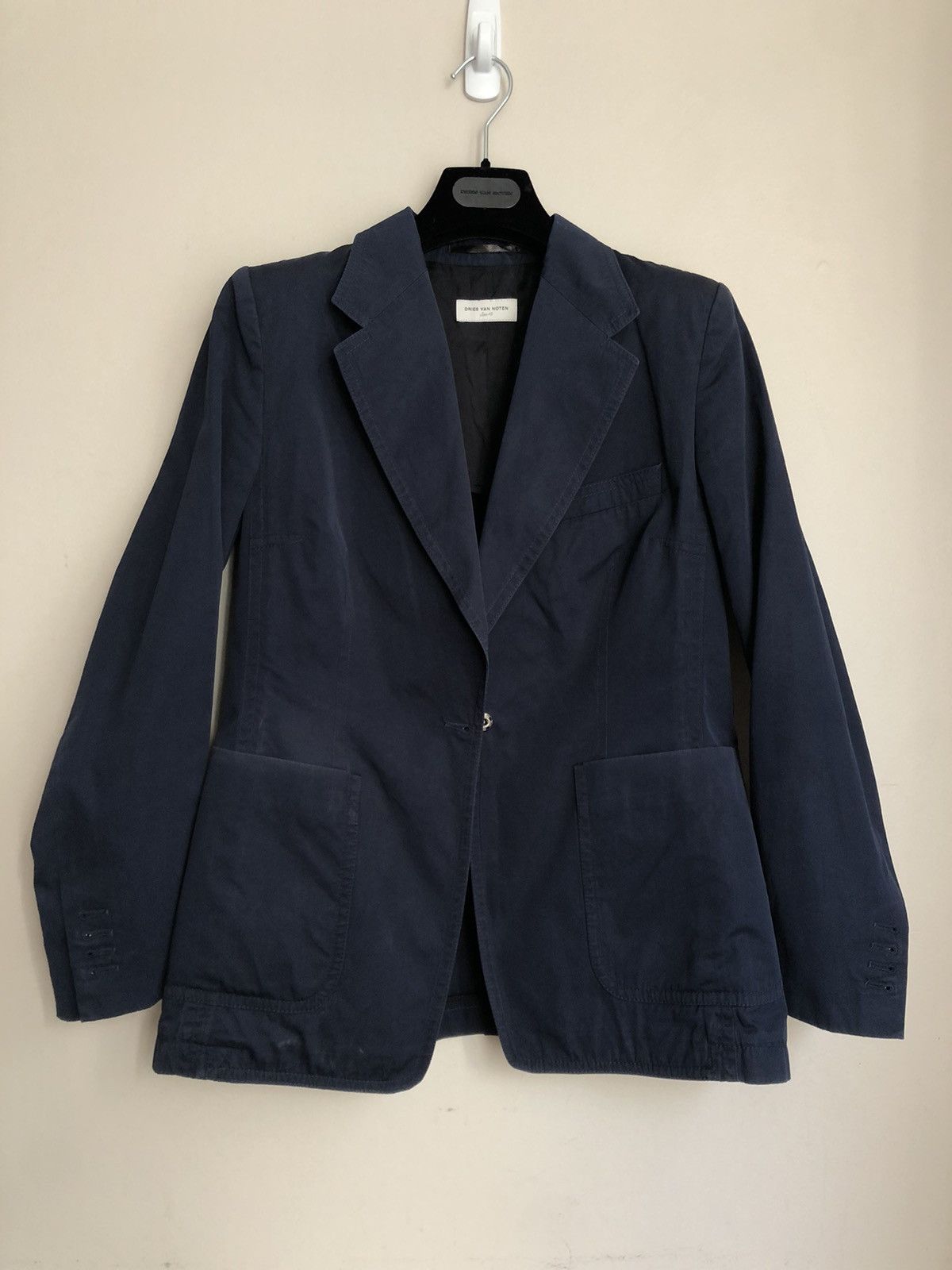 Dries Van Noten Dries Van Noten Vintage Single Snap Button Blazer Size S / US 4 / IT 40 - 14 Thumbnail