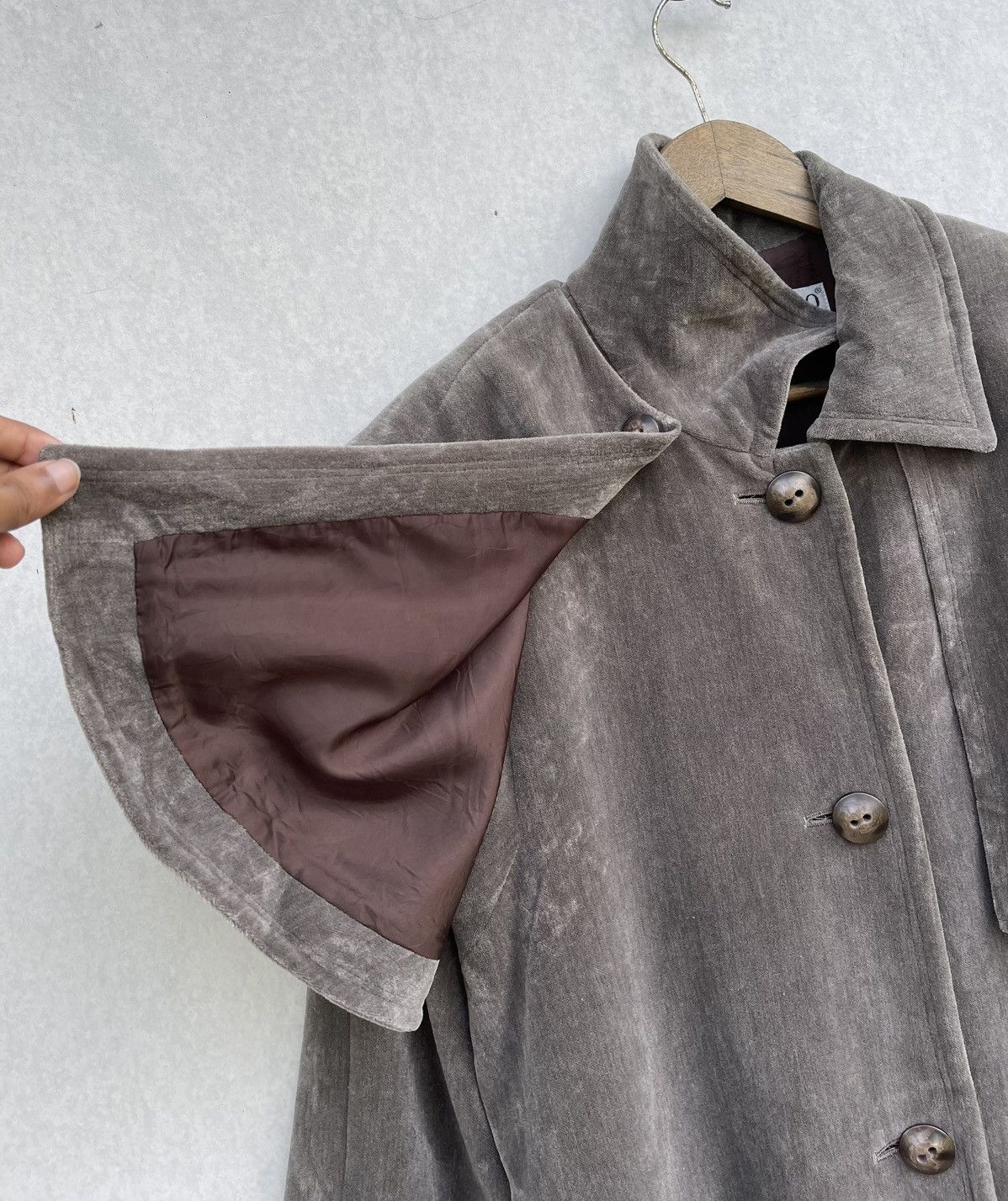 Beauty Beast × Japanese Brand 🔥Vintage Loris Azzaro Paris Overcoat Size L / US 10 / IT 46 - 8 Thumbnail