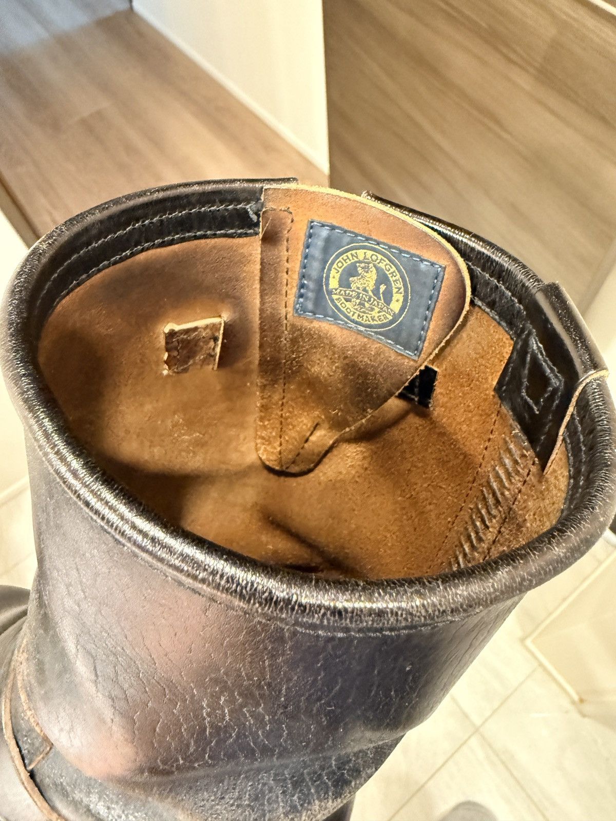 John Lofgren John Lofgren Wabash Engineer Boots – Shinki Hikaku Horsebutt Size US 8.5 / EU 41-42 - 10 Thumbnail