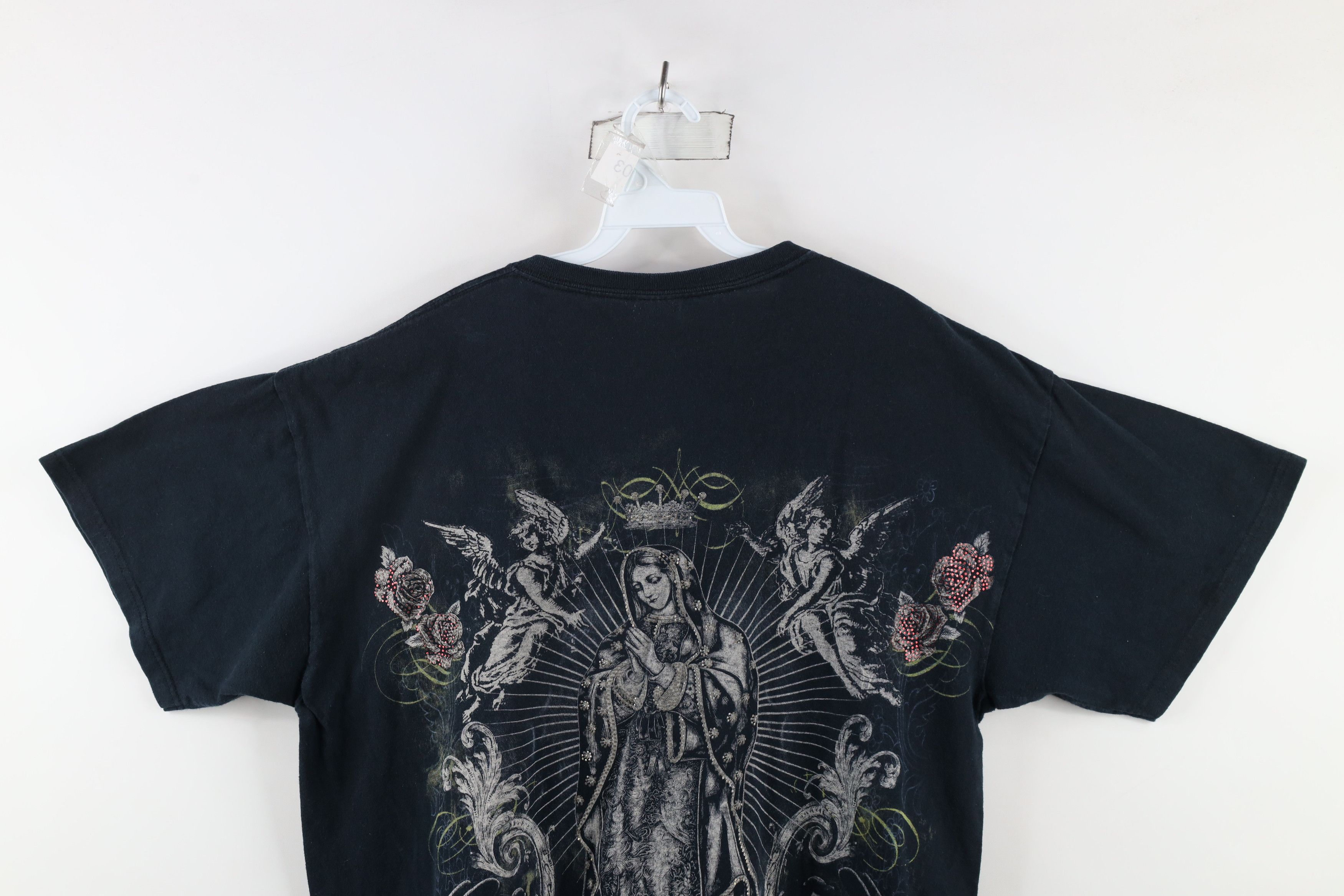 Vintage Vintage Streetwear Mary Angels Rose Flower UFC MMA T-Shirt Size US XL / EU 56 / 4 - 8 Thumbnail