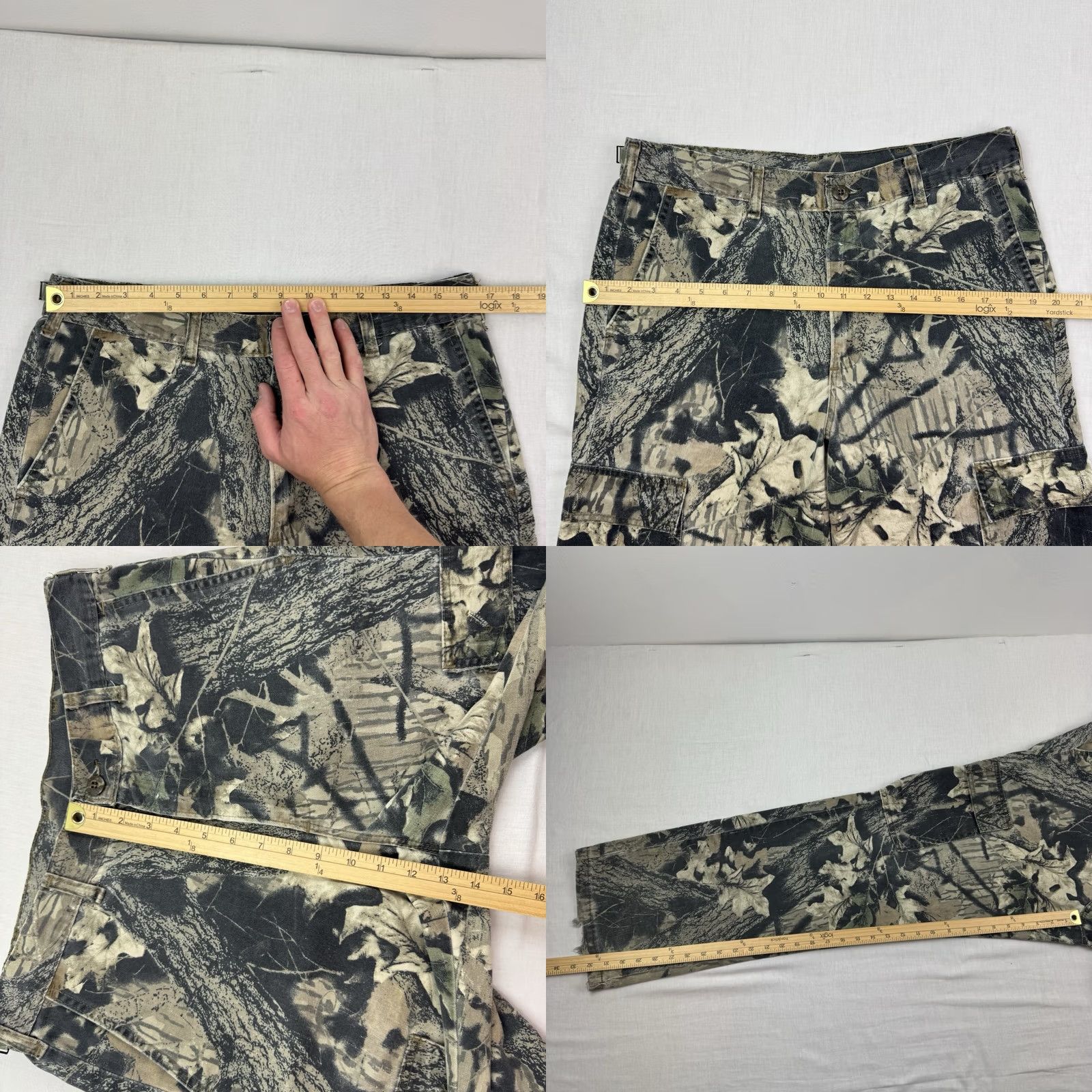 Vintage VINTAGE Mossy Oak Camo Cargo Pants Men 32x32 Casual USA 90s Grunge Outdoor Camouflage Pants Size US 32 / EU 48 - 8 Thumbnail