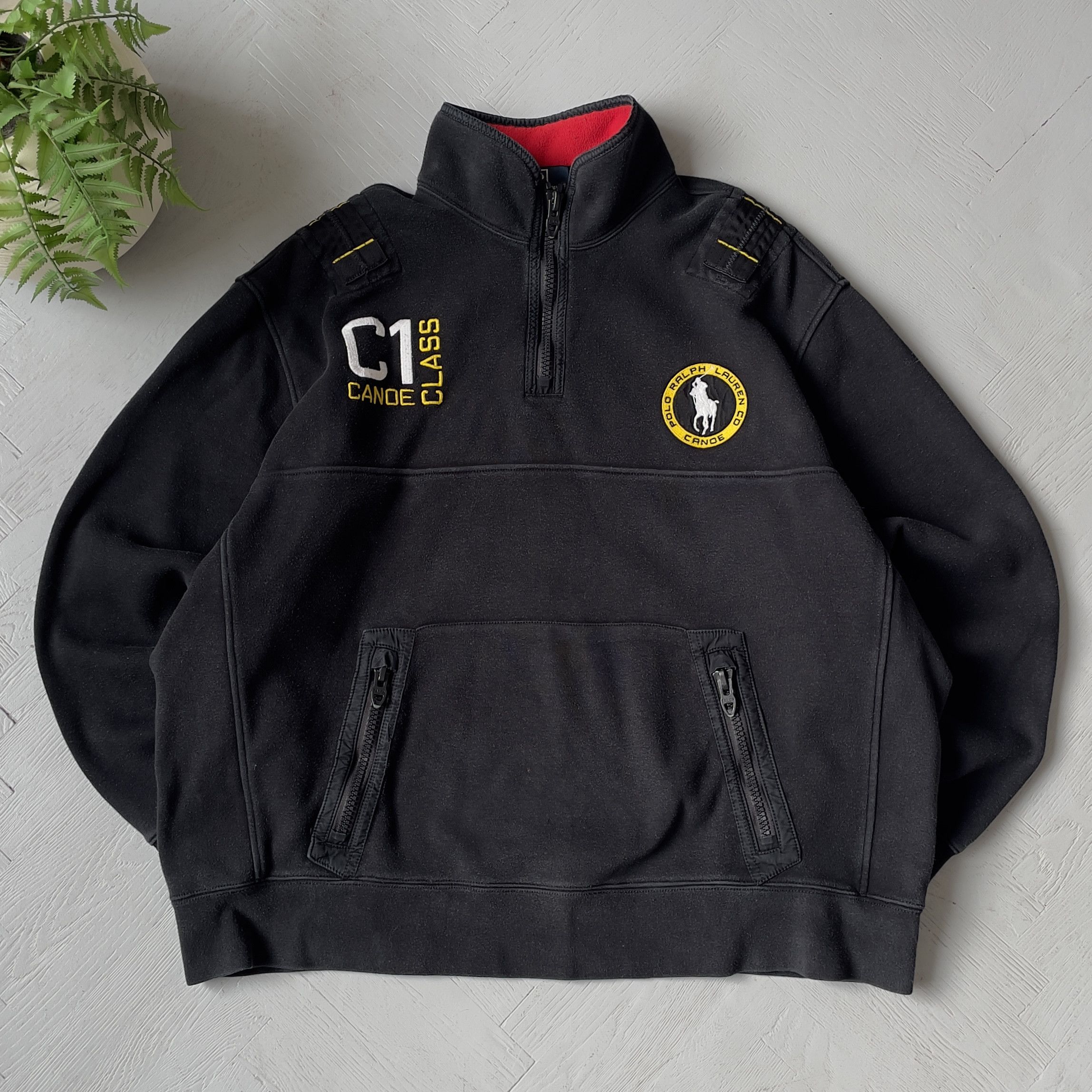 Polo Ralph Lauren Vintage Polo Ralph Lauren 1/4 Zip Sweatshirt Size US XXL / EU 58 / 5 - 1 Thumbnail