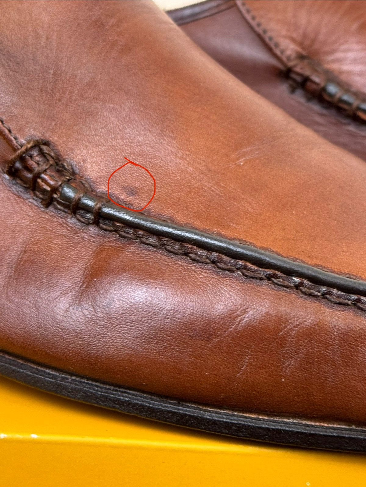 Barker BARKER England Brown Leather Loafers UK 10 G Fits EU 45 30cm Size US 11 / EU 44 - 24 Thumbnail