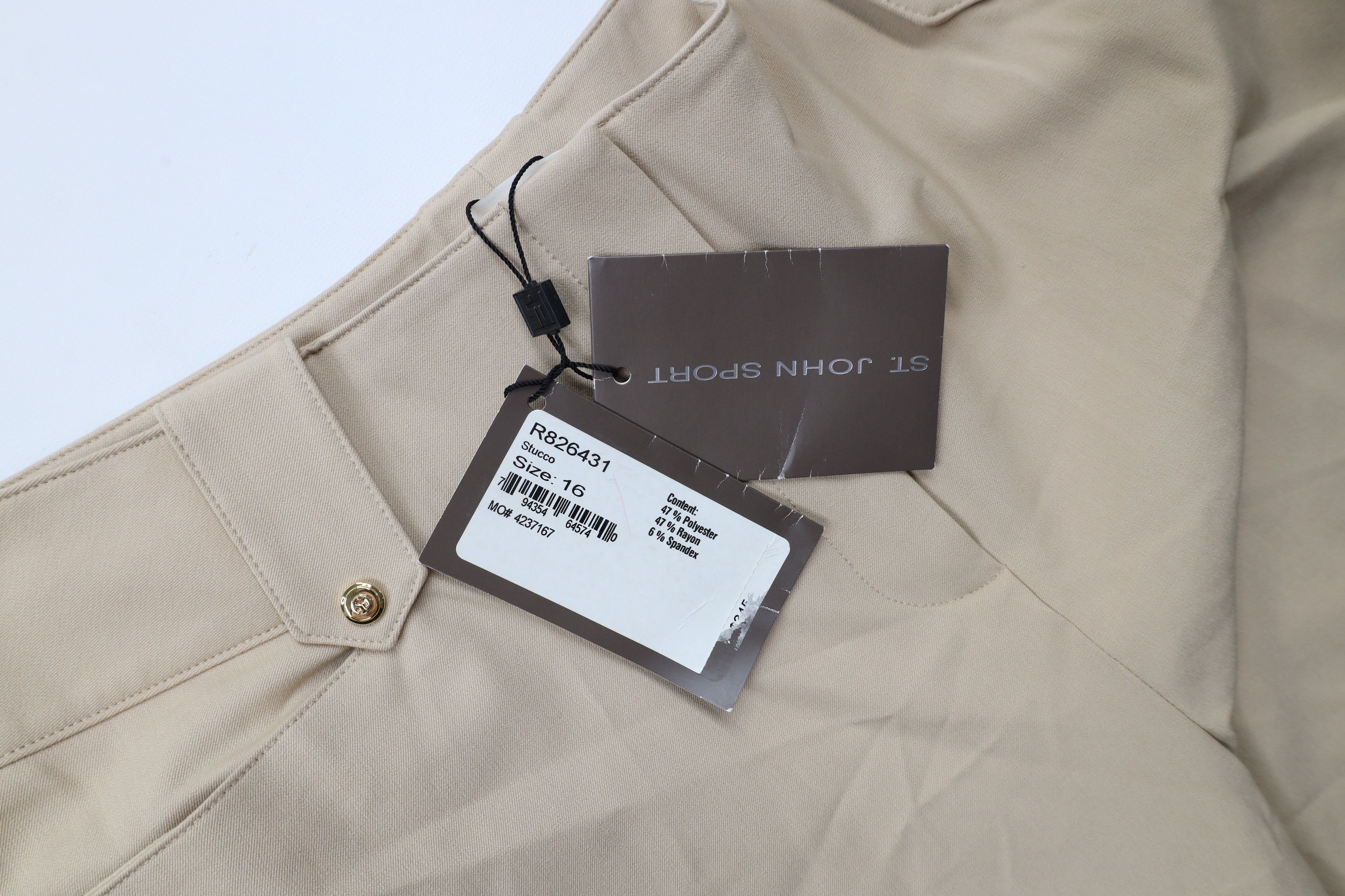 Vintage Deadstock Vintage St John Sport Marie Gray Chino Pants Size 38" / US 16 / IT 52 - 10 Thumbnail