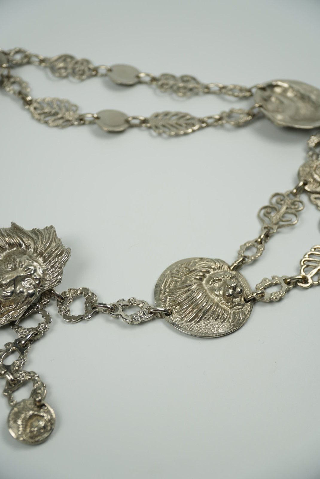 Versace Archive Versus Versace Silver Lion Head Body Jewelry Size ONE SIZE - 5 Thumbnail
