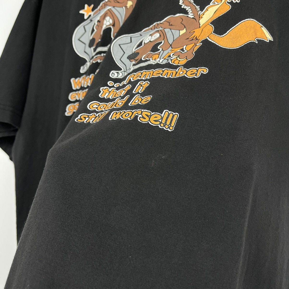 Vintage Vintage Dog in Trap adult humor y2k sex graphic tee 90’s Size US M / EU 48-50 / 2 - 16 Thumbnail