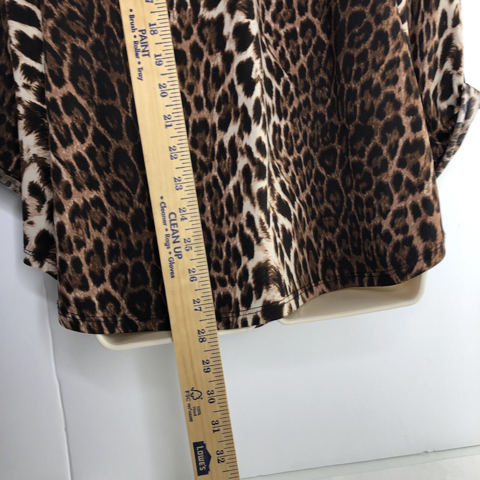 Other PerSeption Concept Womens Black Leopard Print Shirt XL Size XL / US 12-14 / IT 48-50 - 5 Thumbnail