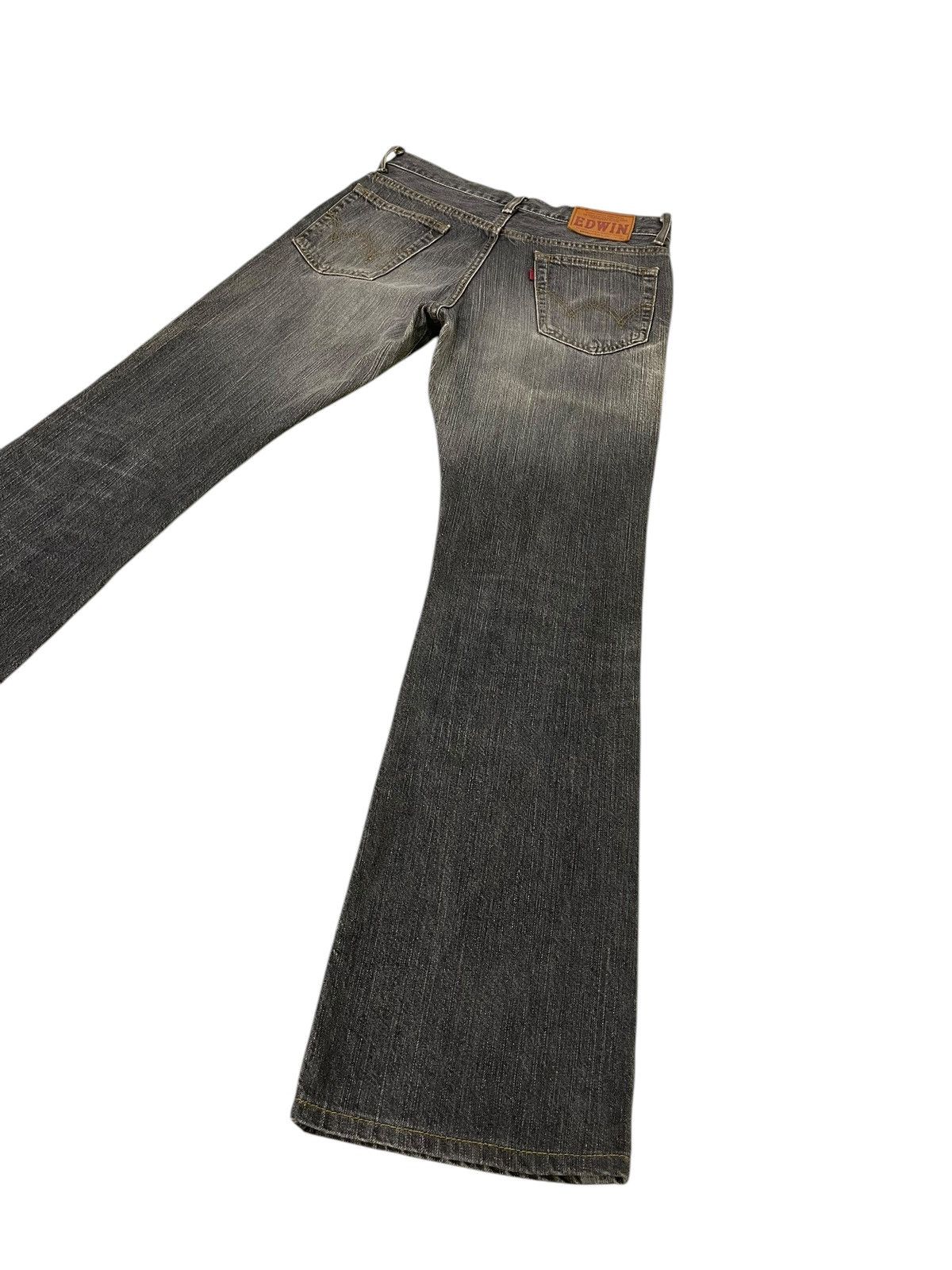 Edwin Flare Jeans Edwin Faded Distress Boot Cut 9🟦 Size US 29 - 13 Thumbnail