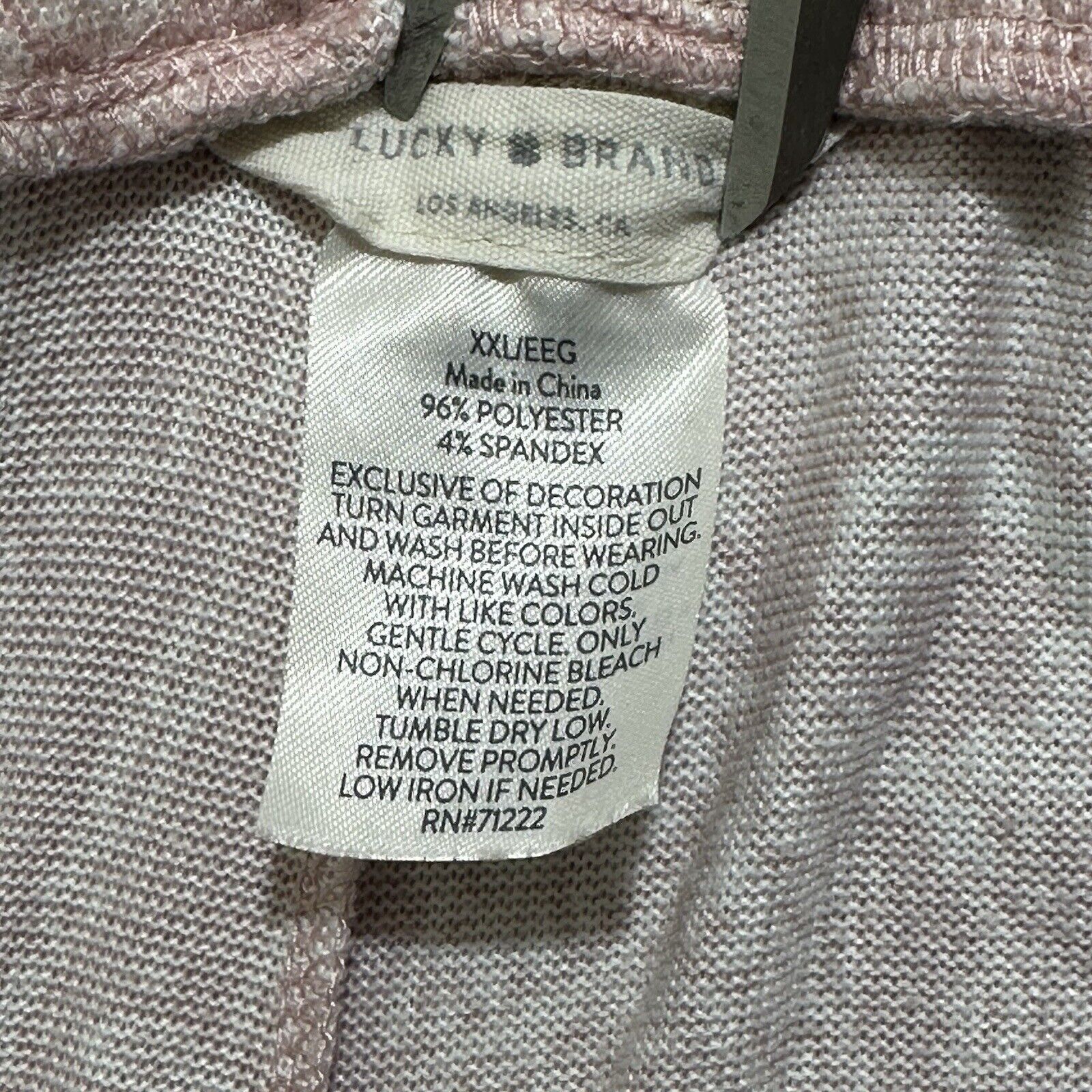 Lucky Brand Lucky Brand XXL Sweat Shorts 4” Inseam Sleepwear Pink Floral Size 42" / US 20 - 4 Thumbnail
