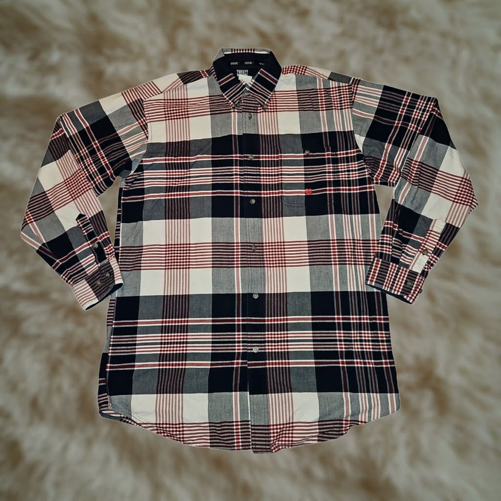 Wrangler VINTAGE Wrangler 20x Button Down Shirt Long Sleeve Men's XL Plaid Western Cowboy Size US XL / EU 56 / 4 - 1 Thumbnail