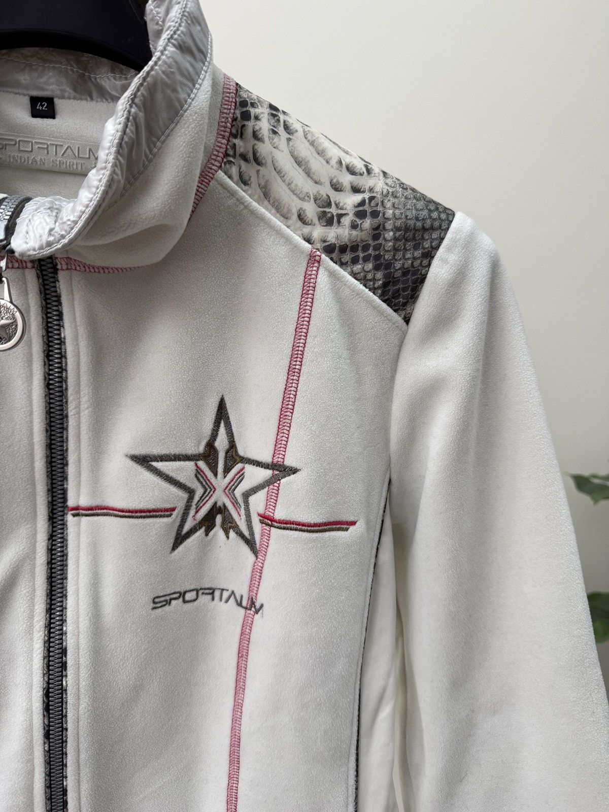 Other Vintage Sportalm Indian Spirit Women Zip Embroidered Logo Size M / US 6-8 / IT 42-44 - 3 Thumbnail