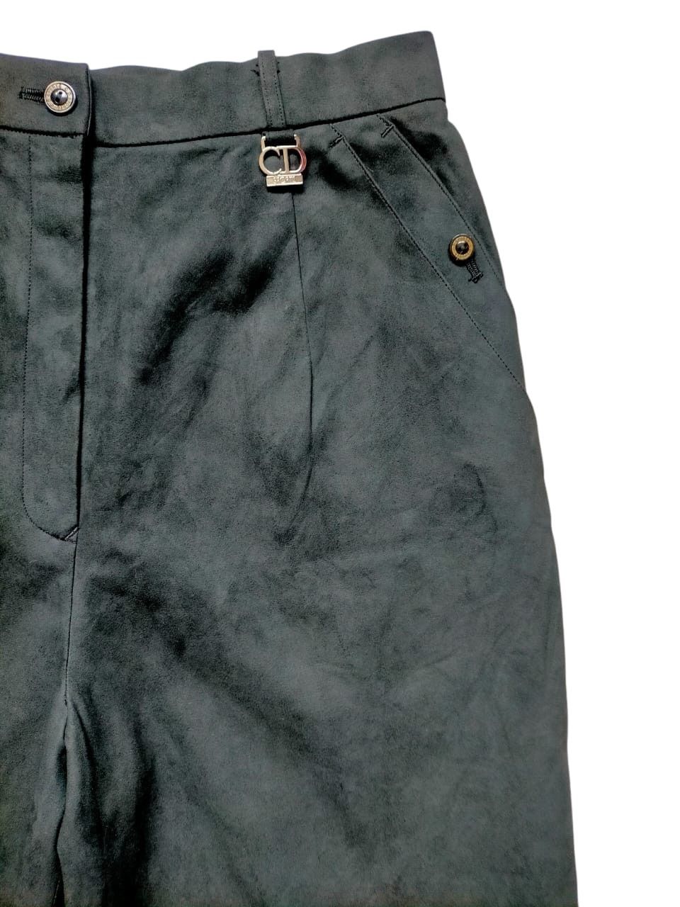 Christian Dior Monsieur Christian Dior Sport Moleskin Black Pants Size US 29 - 7 Thumbnail