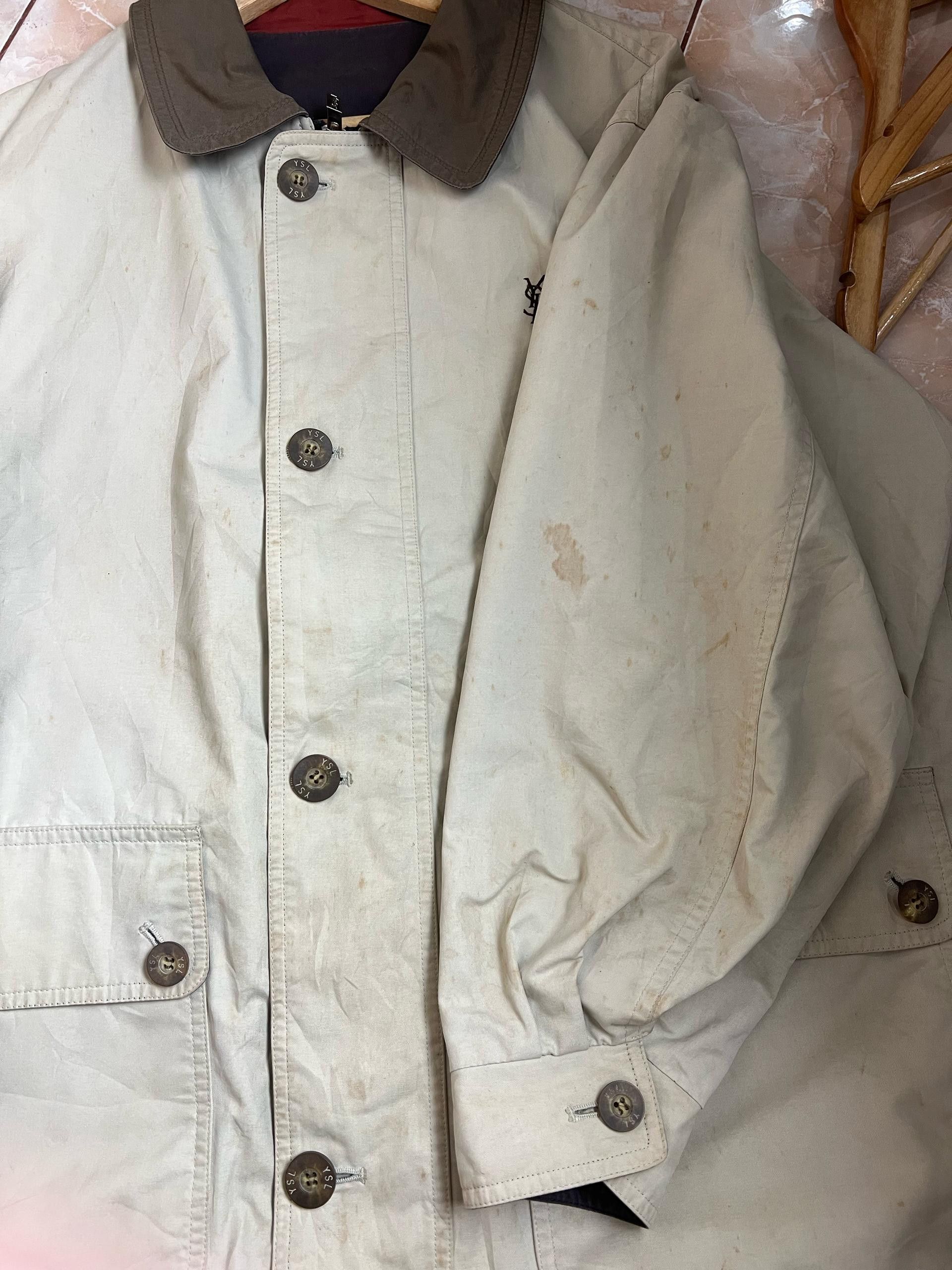 Vintage × Yves Saint Laurent Vintage YSL Reversible Jacket Size US L / EU 52-54 / 3 - 12 Thumbnail