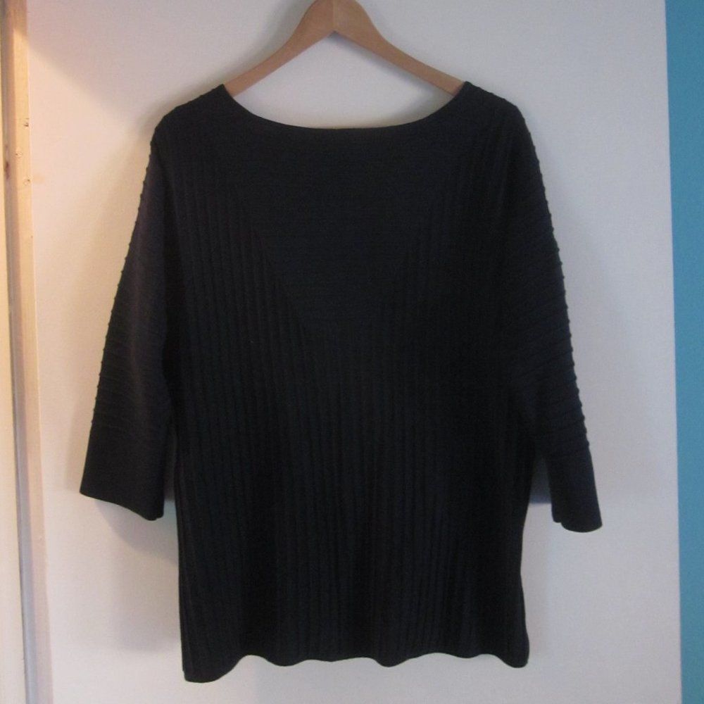 Eileen Fisher Kinross Navy Blue Cotton Sweater Womens Size Large Size L / US 10 / IT 46 - 11 Thumbnail