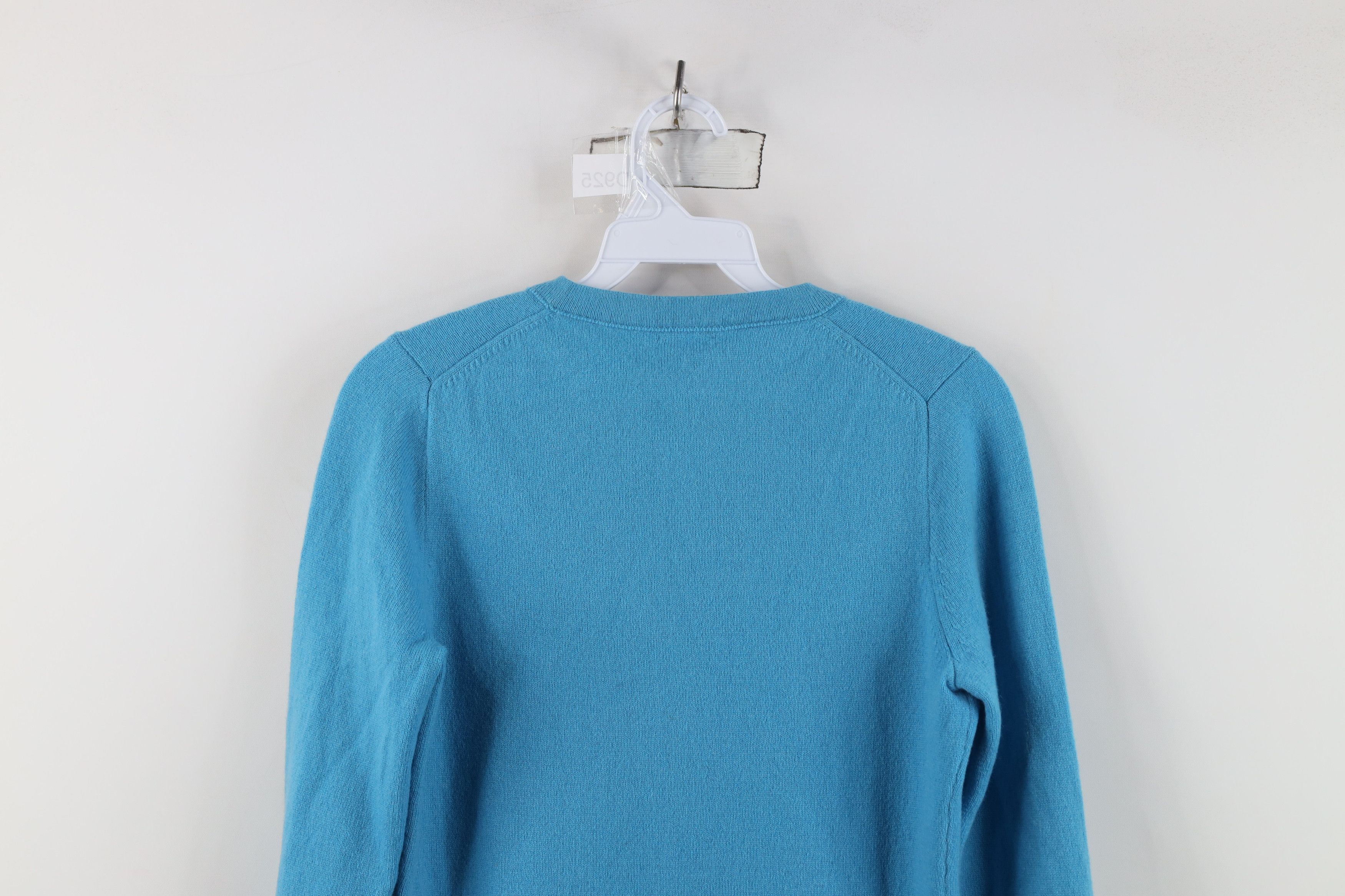 J.Crew Vintage J Crew Blank Soft Cashmere Marled Knit Sweater Blue Size M / US 6-8 / IT 42-44 - 9 Thumbnail