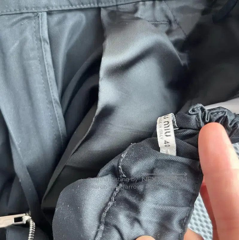 Miu Miu Miu Miu Black Women's Cargo Shorts . Size 27" / US 4 / IT 40 - 3 Thumbnail