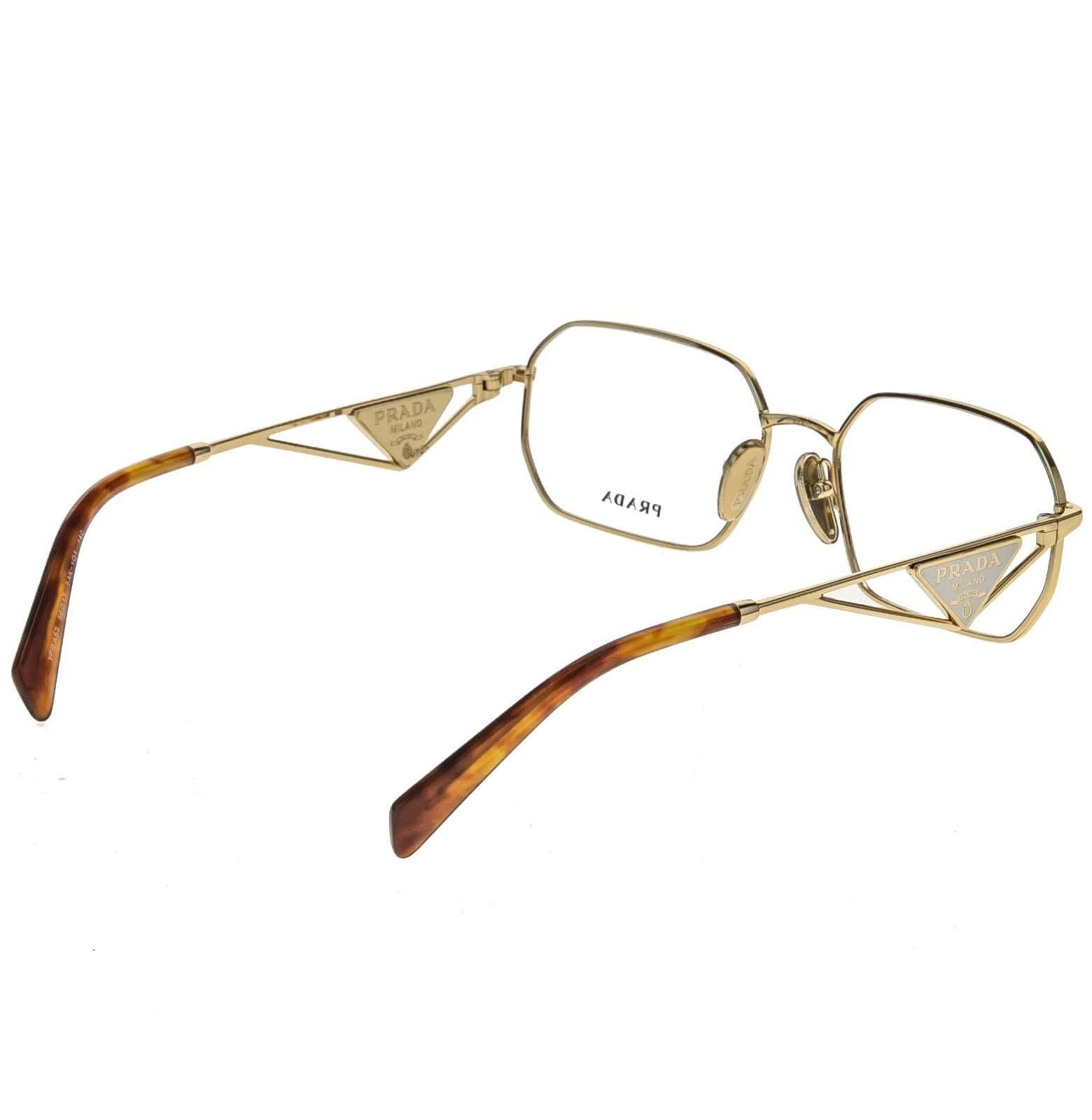 Prada PRADA TAMPO PRA53V Gold Triangle Logo Metal Optical A53 Size ONE SIZE - 5 Thumbnail
