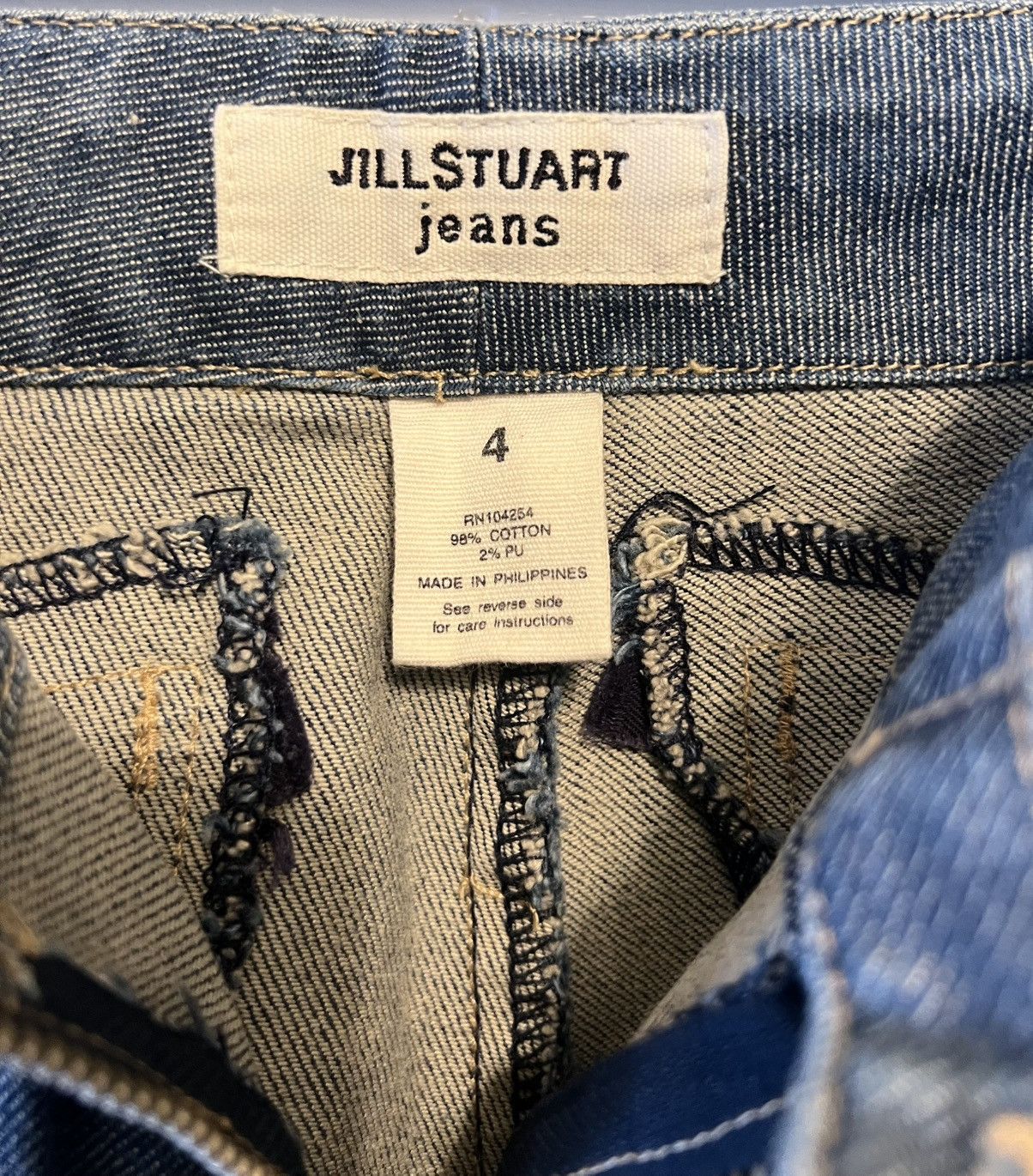 Jil Stuart Authentic Jill Stuart jeans denim size 4 with zippers rare Size 27" / US 4 / IT 40 - 5 Thumbnail