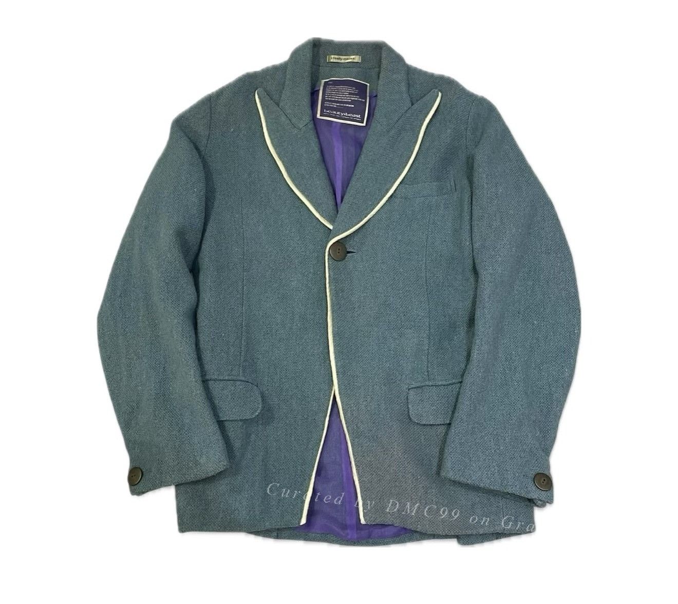 Vintage Archive Beauty:Beast 1998 Contrast Piped Jacket Size US M / EU 48-50 / 2 - 1 Thumbnail