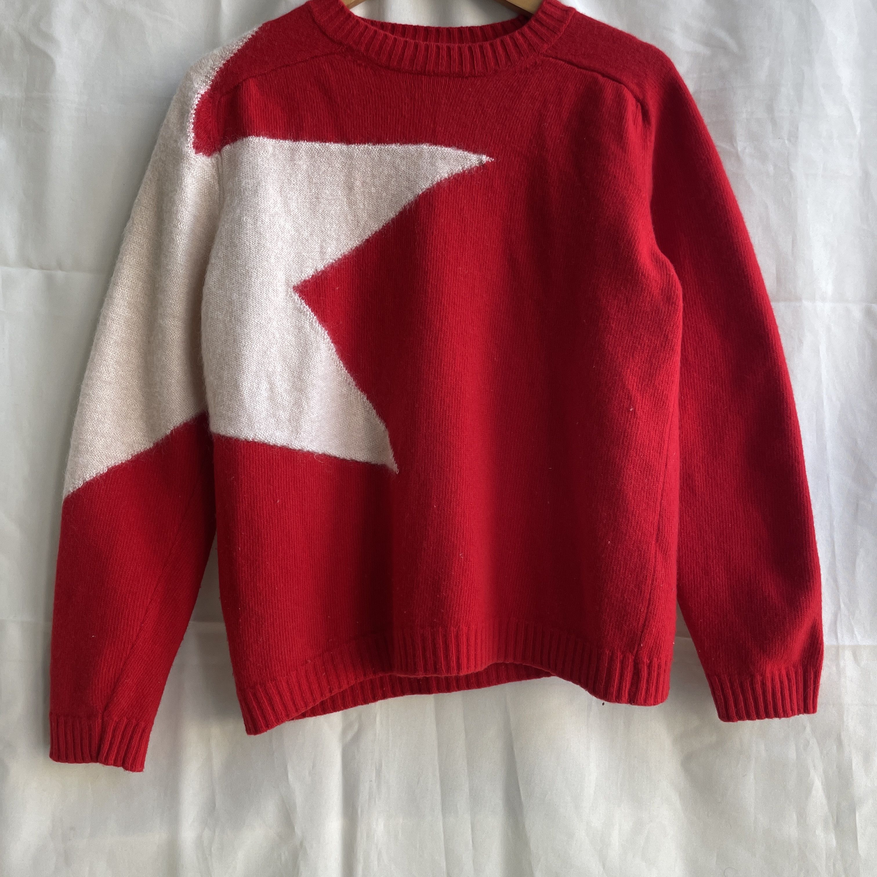 Eleventy Eleventy Womens Star Wool Mohair Sweater Size L Size L / US 10 / IT 46 - 5 Thumbnail