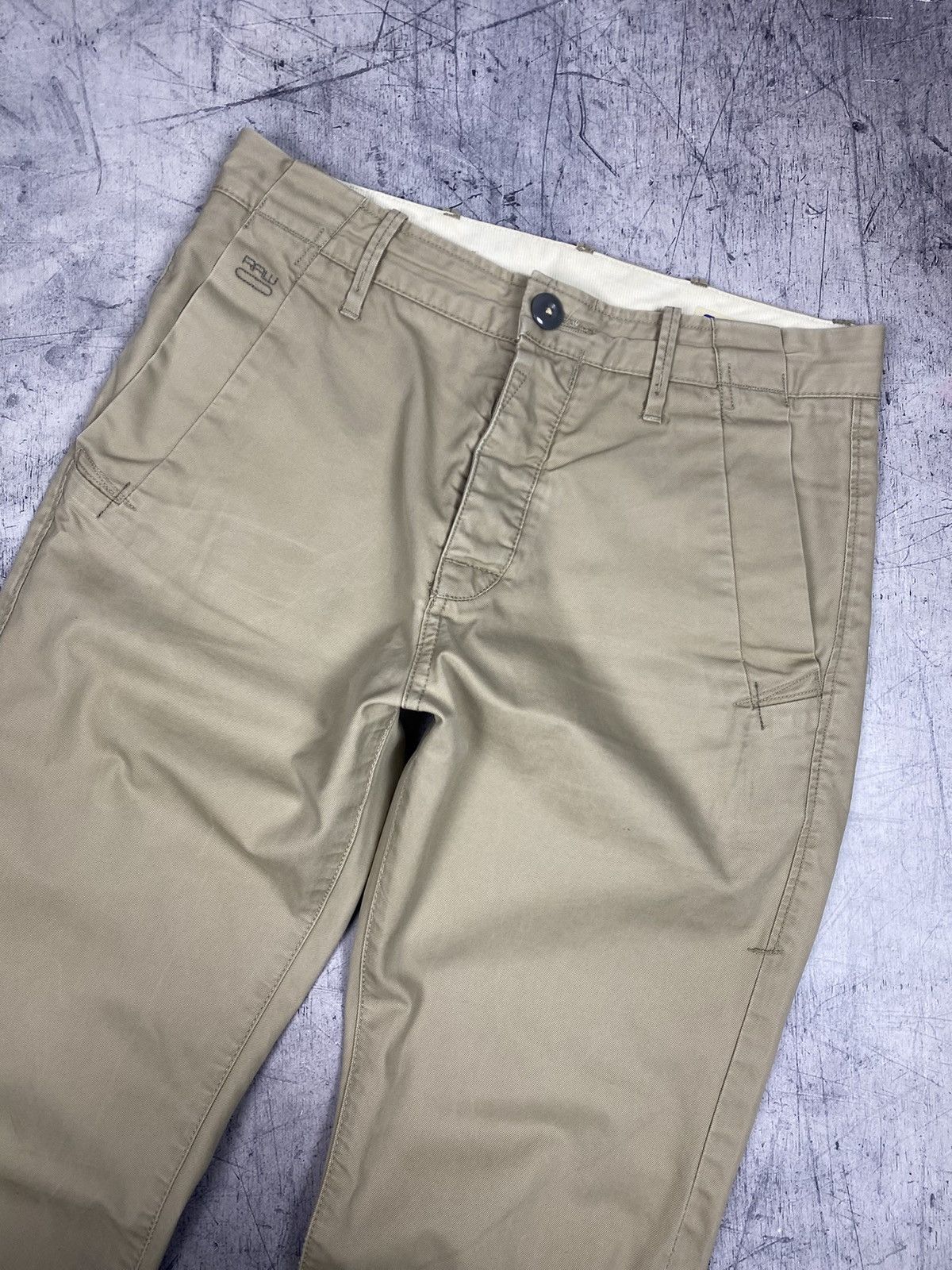 G-Star G-Star Raw Bronson Chino Straight Beige Chinos W30 L32 Size US 30 / EU 46 - 13 Thumbnail