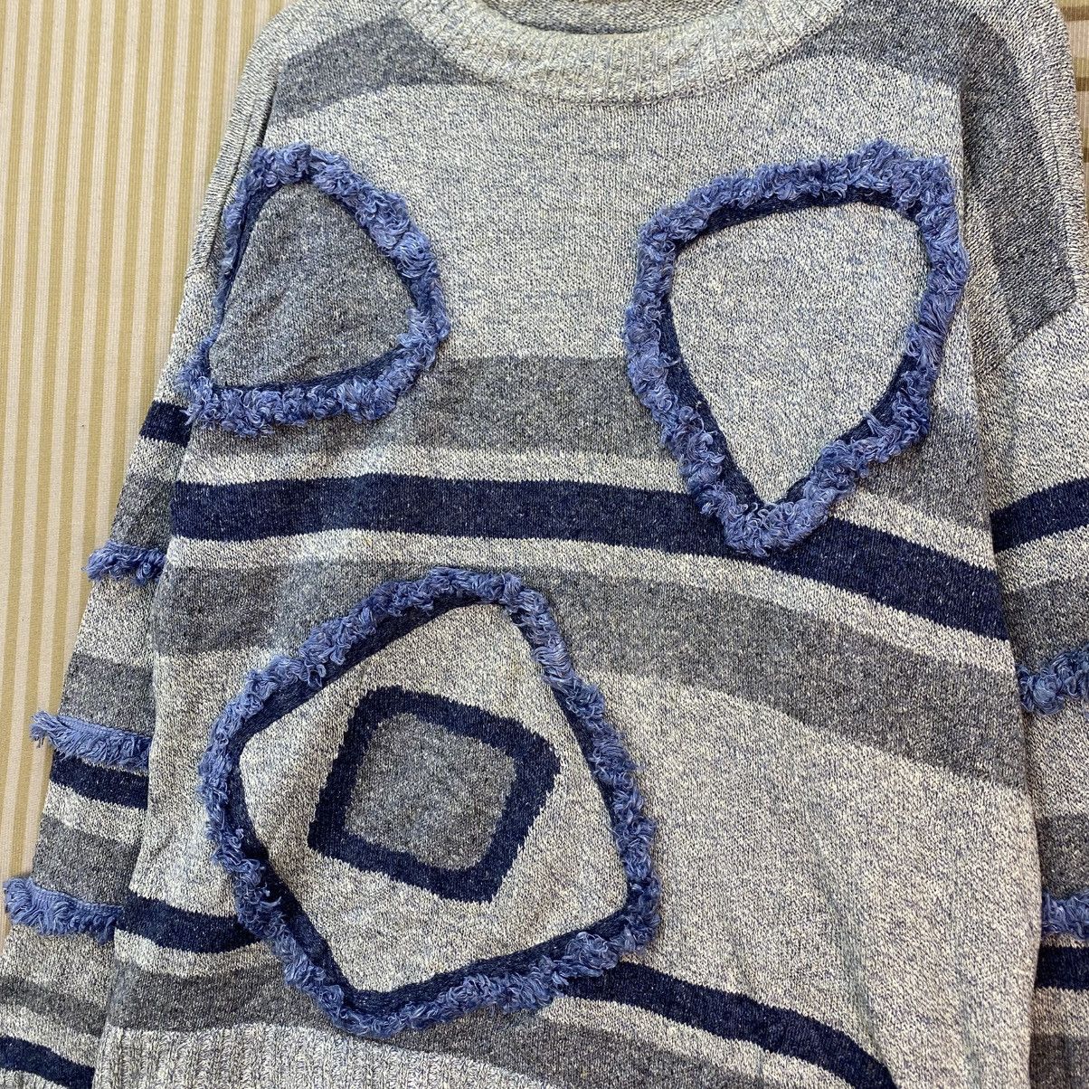 Japanese Brand 🫶 vintage PIASPORTS Striped Pachtwork Style J Size US M / EU 48-50 / 2 - 3 Thumbnail