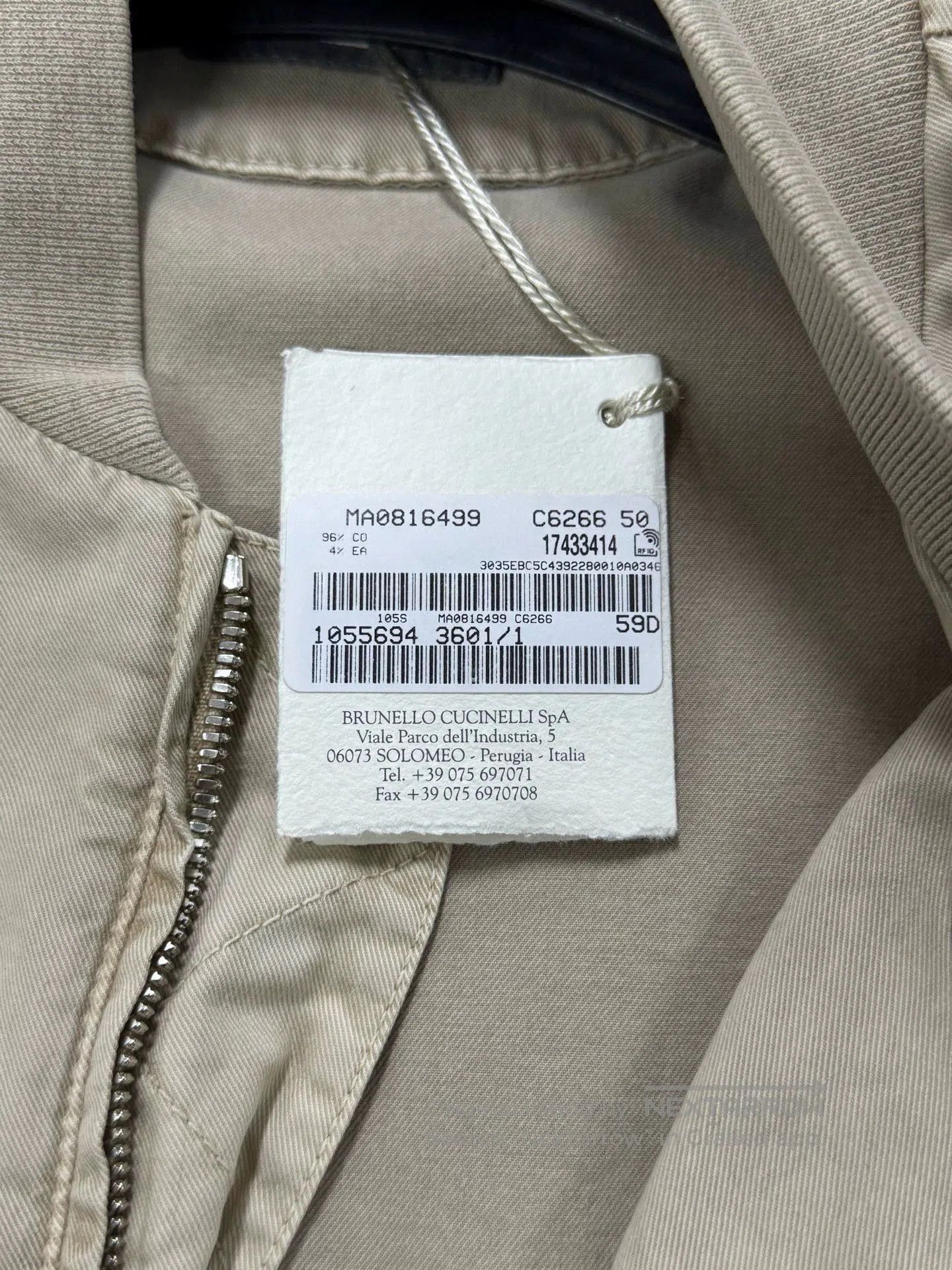 Brunello Cucinelli brunello cucinelli men's lightweight khaki jacket. Size US L / EU 52-54 / 3 - 7 Thumbnail
