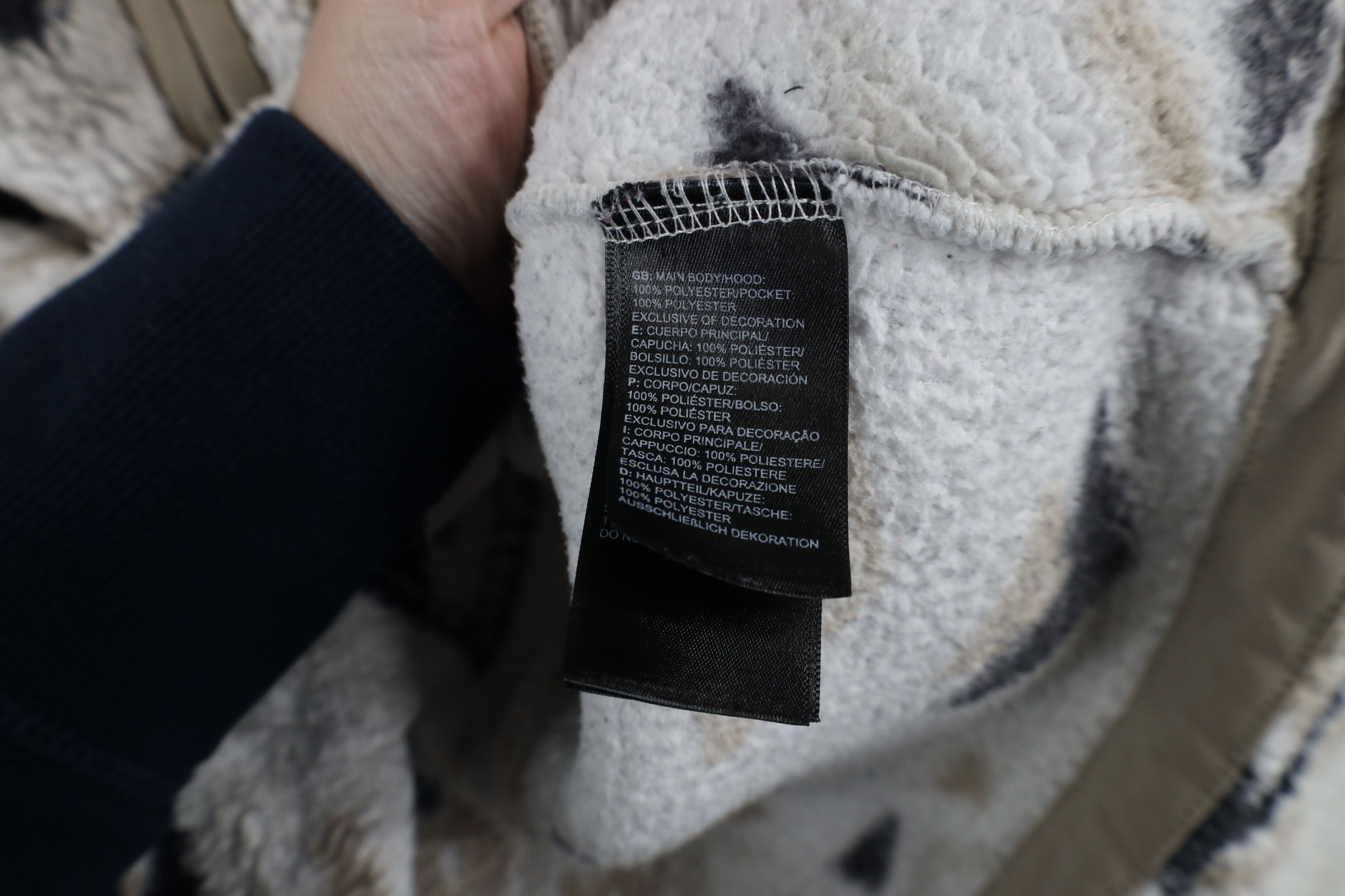 The North Face × Vintage The North Face Deep Pile Fleece Campshire Half Zip Hoodie Size XS / US 0-2 / IT 36-38 - 9 Thumbnail