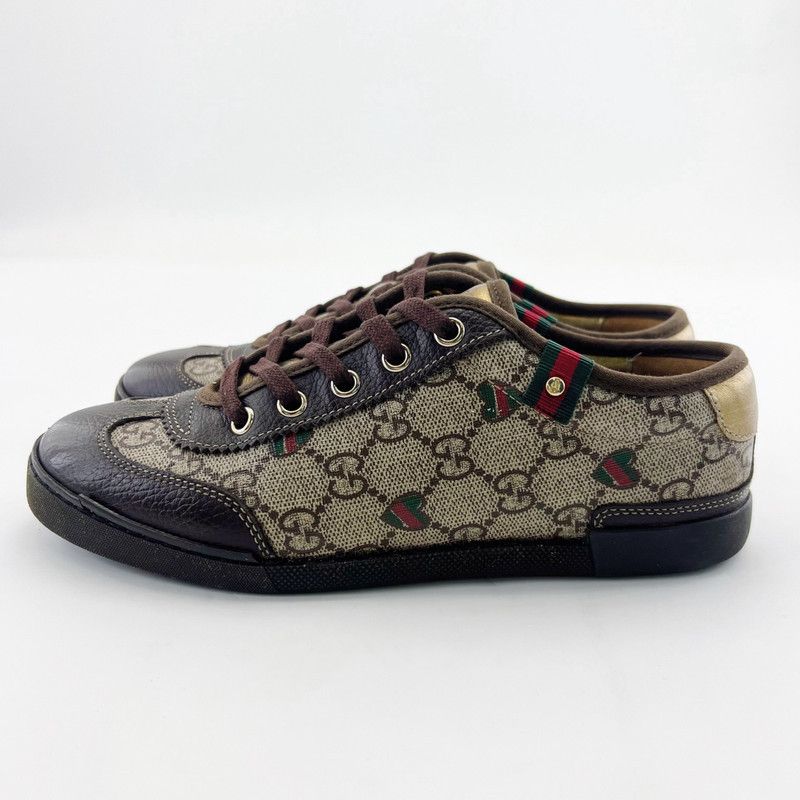 Gucci Gucci Stylish Casual Low-Top Sneakers Size US 5.5 / EU 38 - 1 Thumbnail