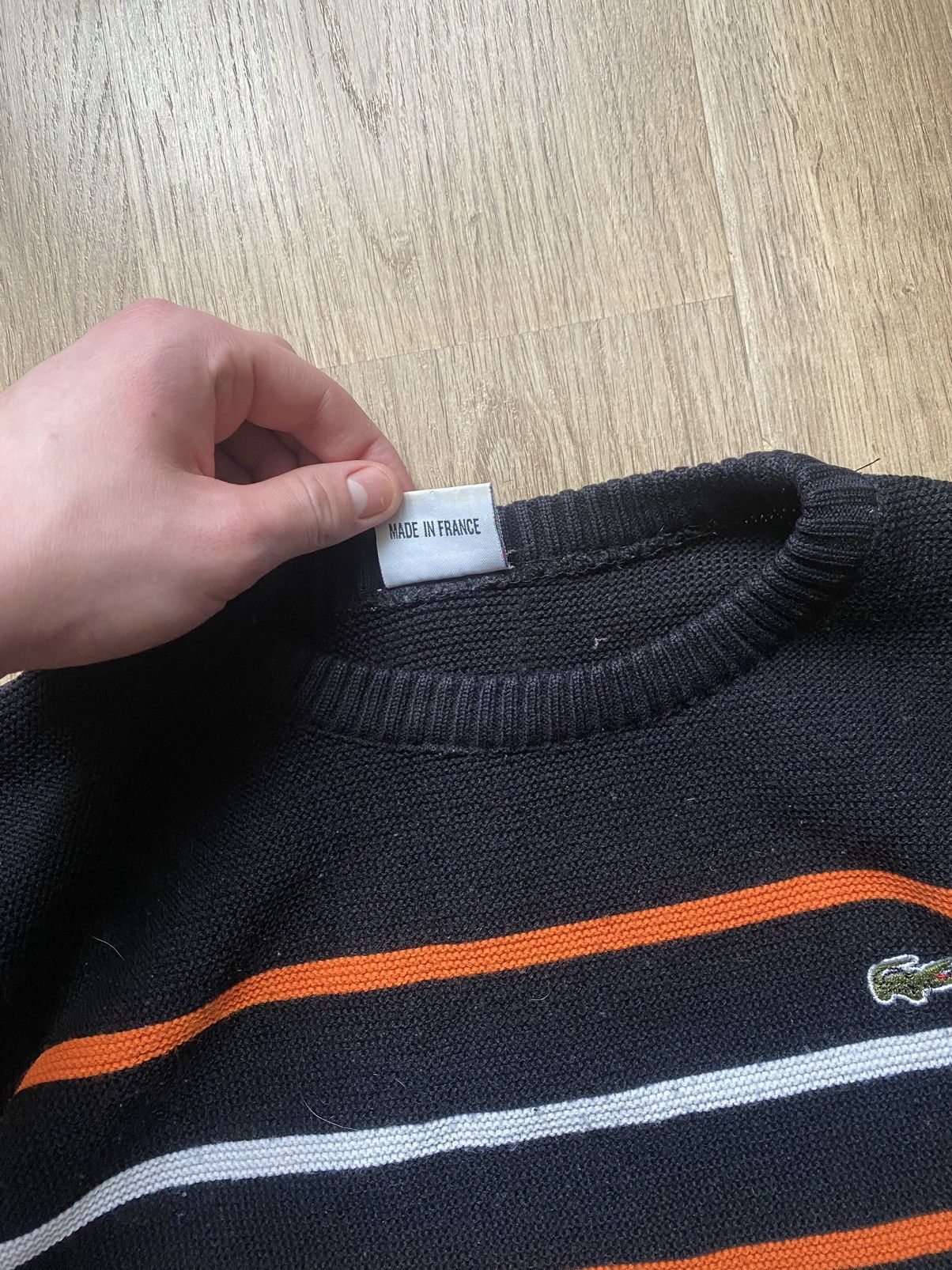 Lacoste × Vintage Vintage Lacoste Stripped Sweater Mens M Size US M / EU 48-50 / 2 - 3 Thumbnail