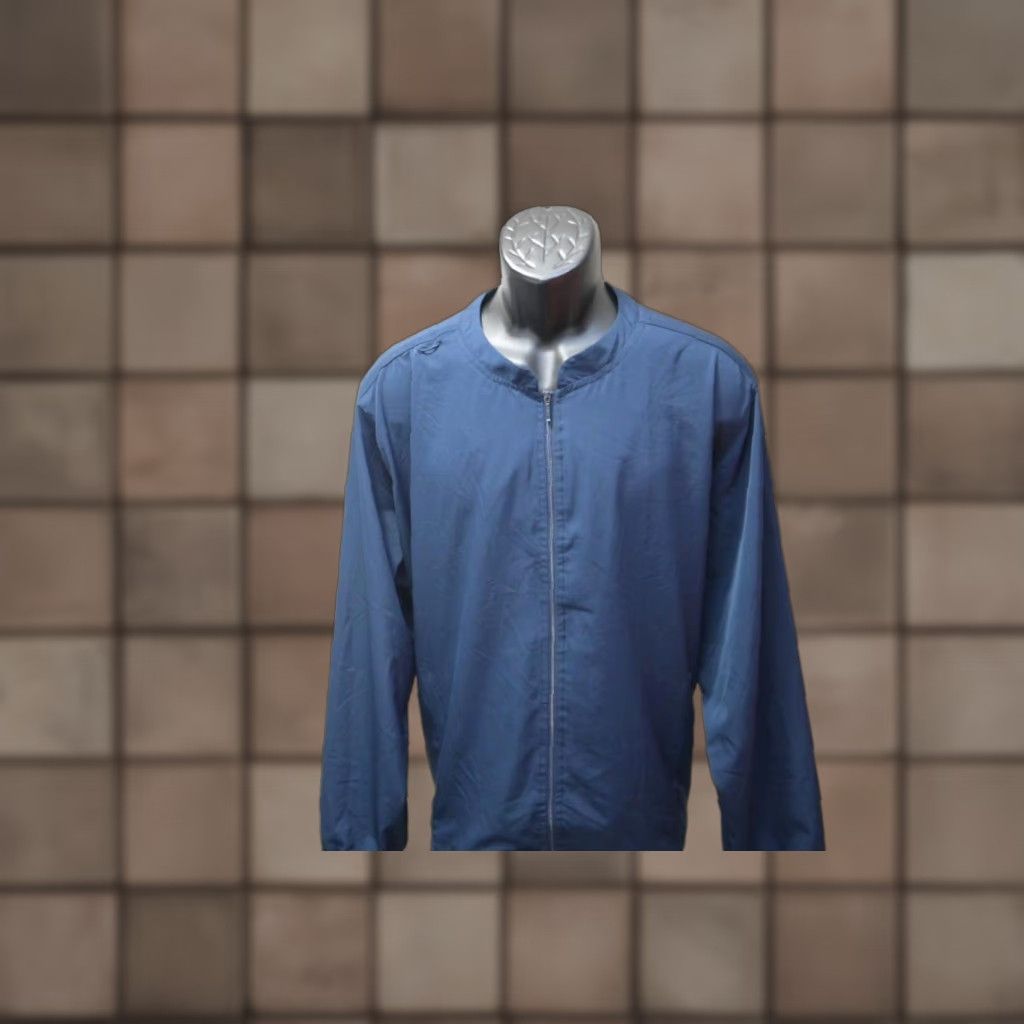 VINTAGE Carhartt Force Full Zip Scubs Medical Top Dark Blue Womens 3X Blouse XS?