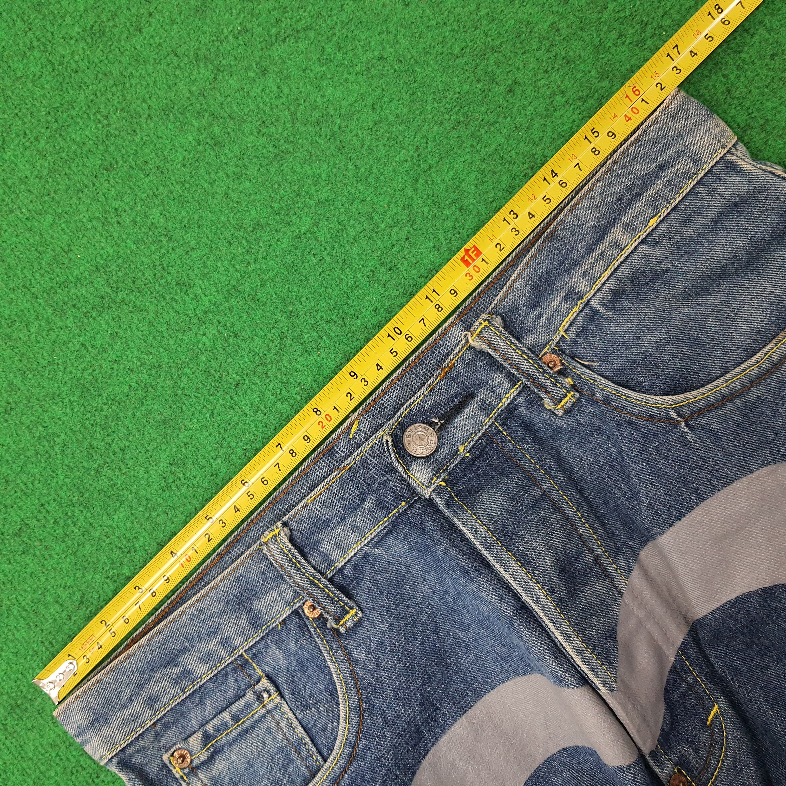 Japanese Brand Vintage Evisu x Doraemon Rare Custom Daicock Jeans C244N25 Size US 32 / EU 48 - 12 Thumbnail