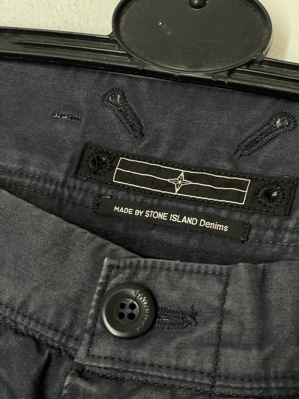 Stone Island vintage Stone Island Denims Chino Shorts Navy Size US 33 - 4 Thumbnail