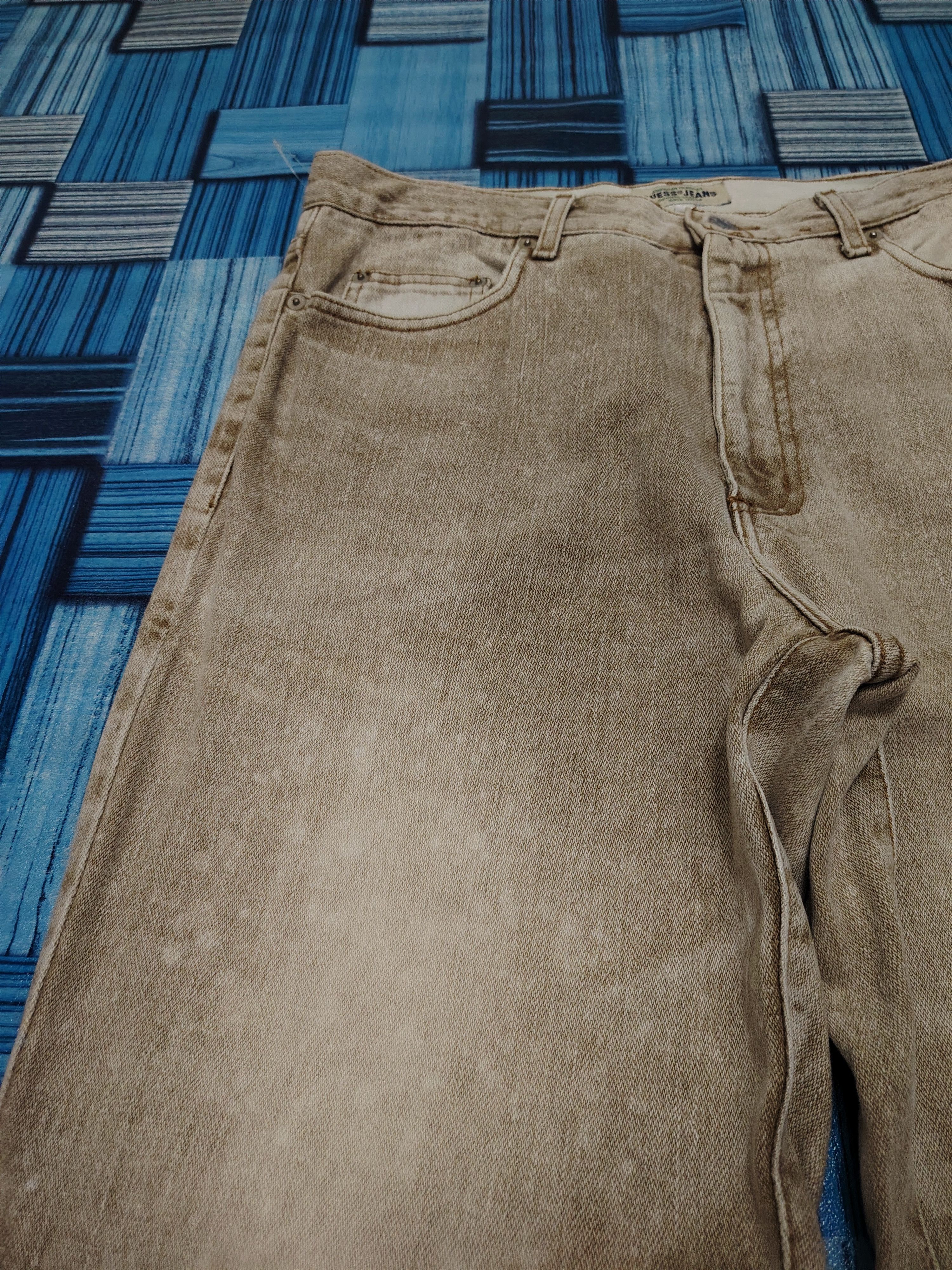 Guess Vtg 90's Guess u.s.a. Distressed Jeans Size US 33 - 4 Thumbnail