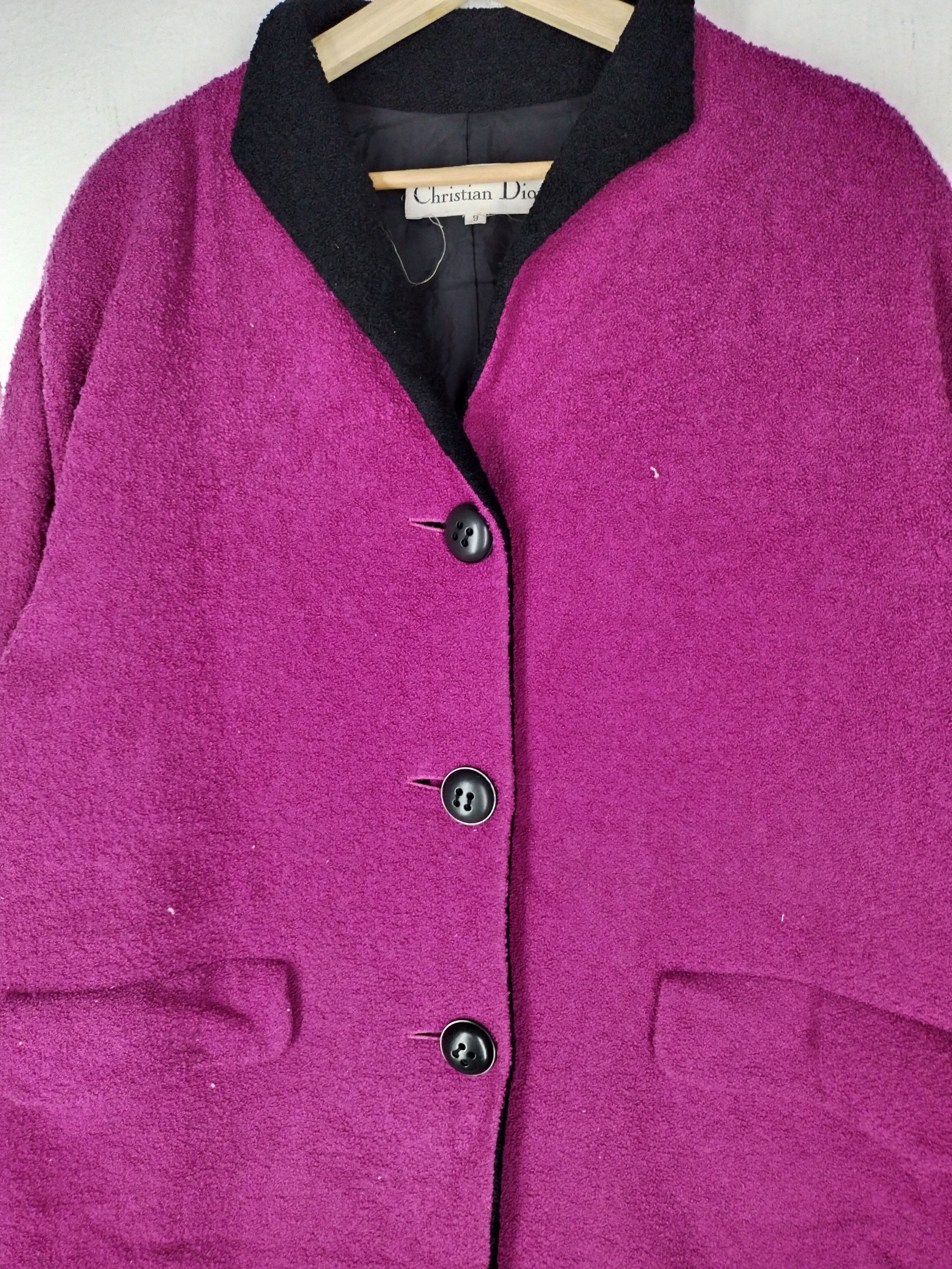Dior Vintage Coat Christian Dior Women Fashion Coat Size L / US 10 / IT 46 - 2 Thumbnail