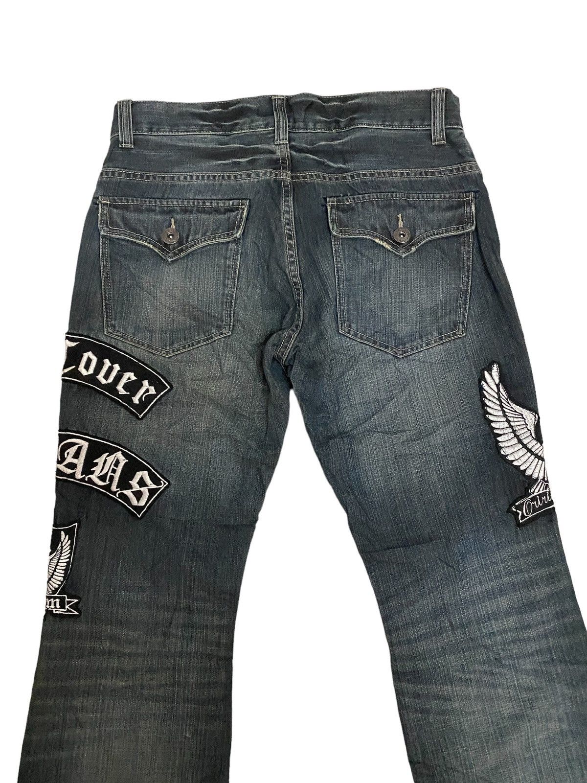 Japanese Brand × Vintage Offer‼️Vintage Sorridere Japanese Distress Denim Jeans Size US 33 - 5 Thumbnail