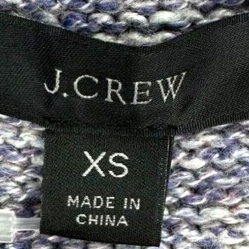 J.Crew J. Crew Purple Knit Sweater XS Long Sleeve Pullover Casual Size XS / US 0-2 / IT 36-38 - 4 Thumbnail