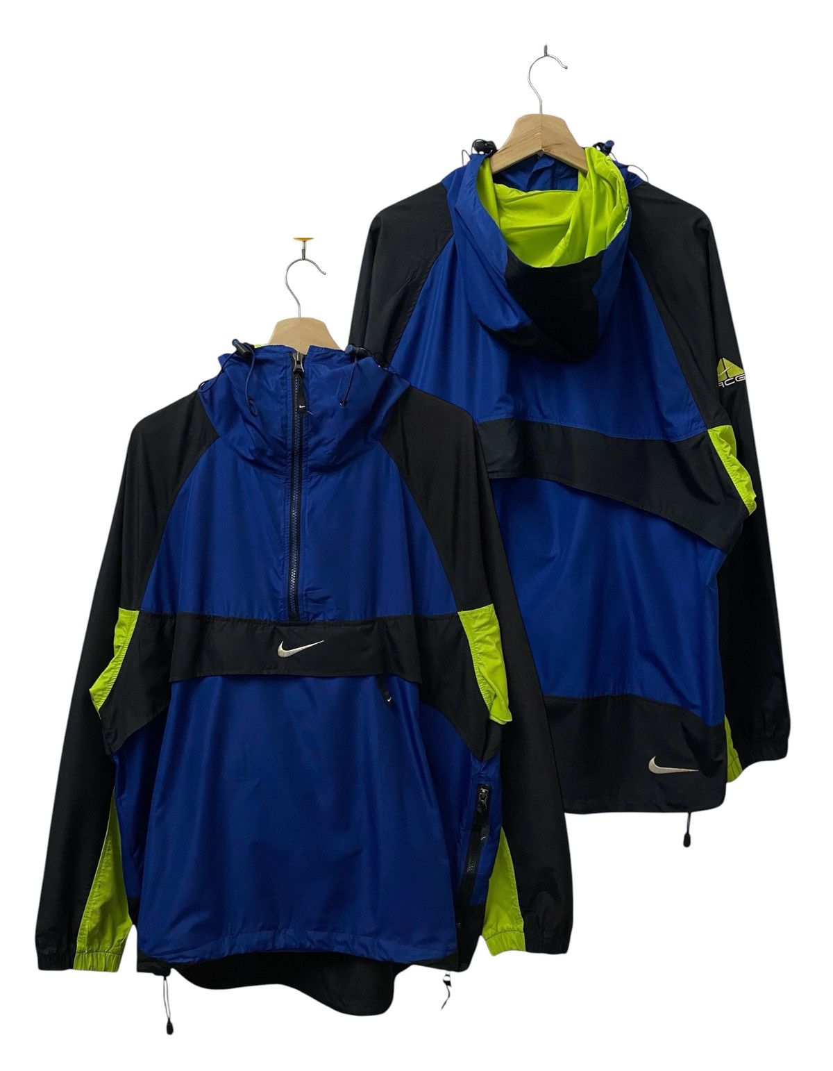 Nike Vintage Nike ACG Anorak Nylon Windbreaker Hoodie Jacket Size US L / EU 52-54 / 3 - 1 Thumbnail