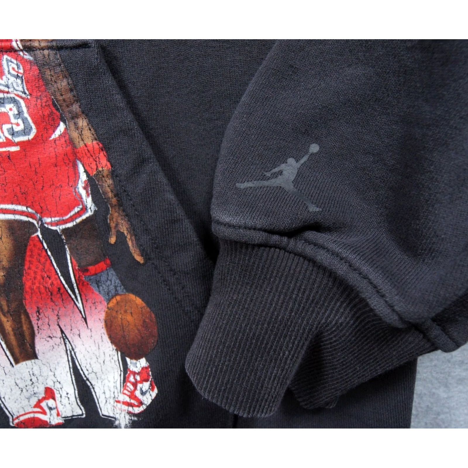 Jordan Brand Air Jordan Sweatshirt Mens XL Black Hoodie Pullover Fleece Basketball Flight Size US XL / EU 56 / 4 - 3 Thumbnail