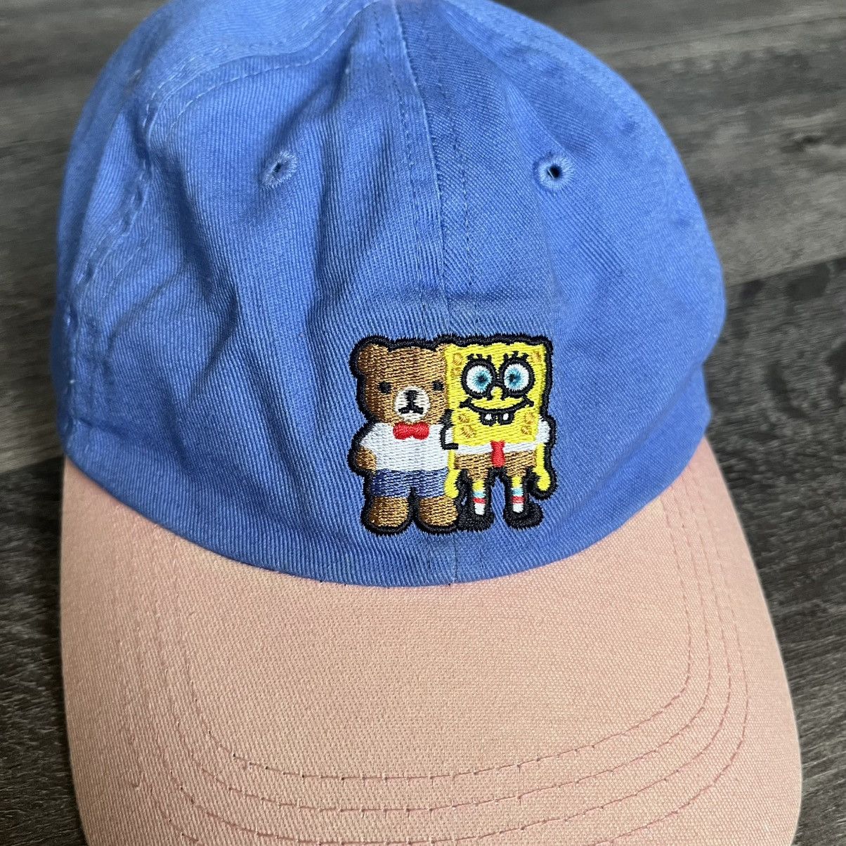Nickelodeon Teddy Fresh x SpongeBob SquarePants Colorblock Strap Cap Hat Size ONE SIZE - 3 Thumbnail