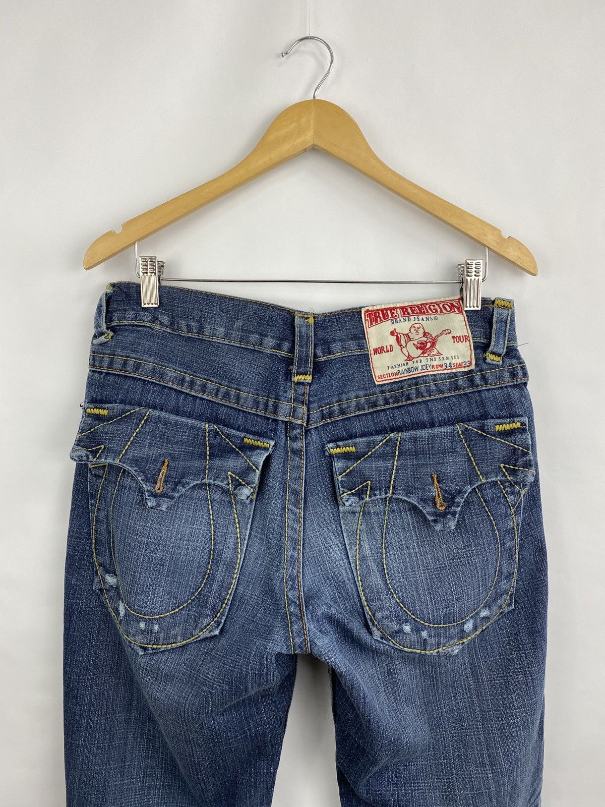 True Religion 🇺🇸 Vintage True Religion Denim Jeans made in USA Size US 34 / EU 50 - 2 Thumbnail